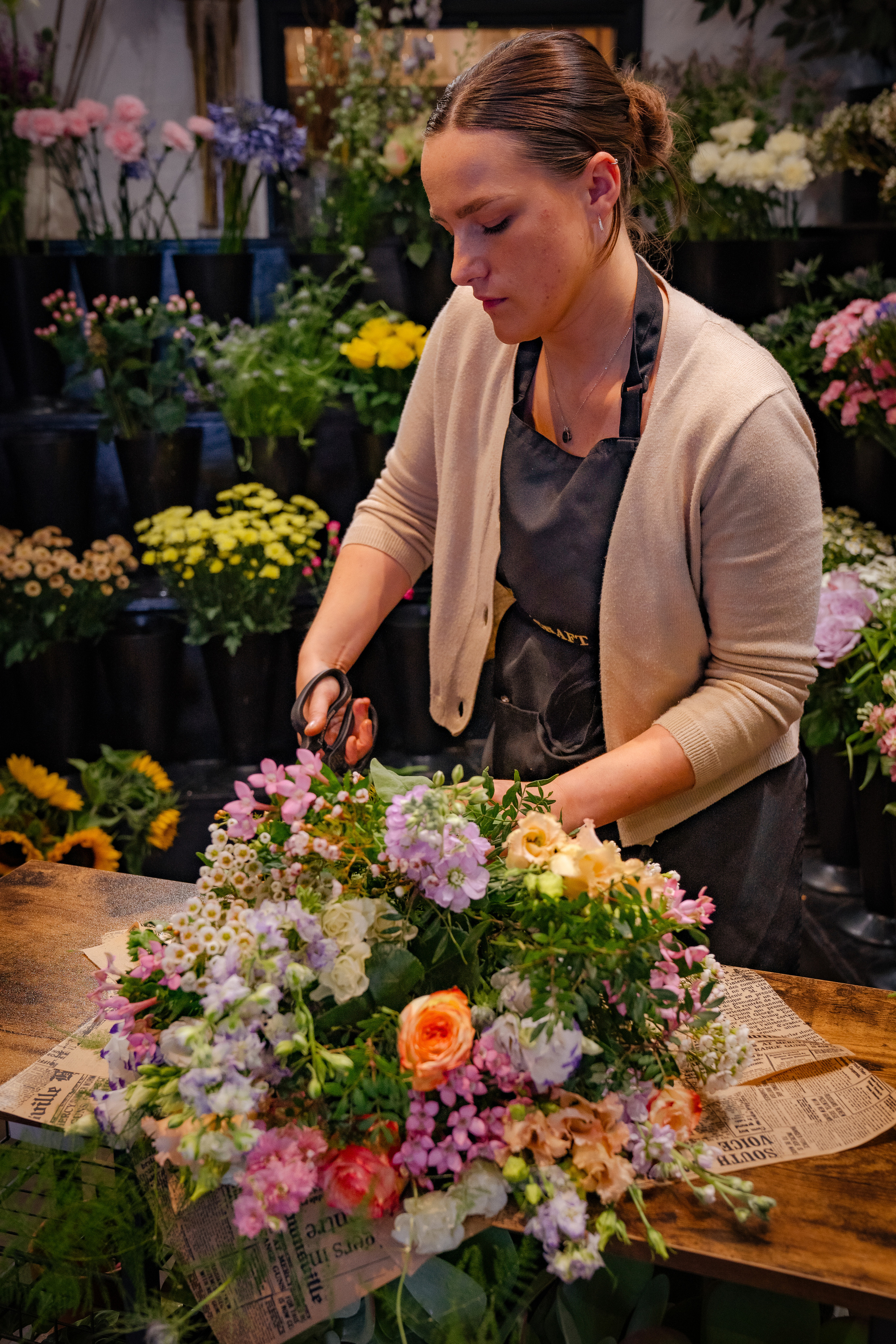 Flower shop photography. Newcastle Upon Tyne Photographer Yana Balatskaya