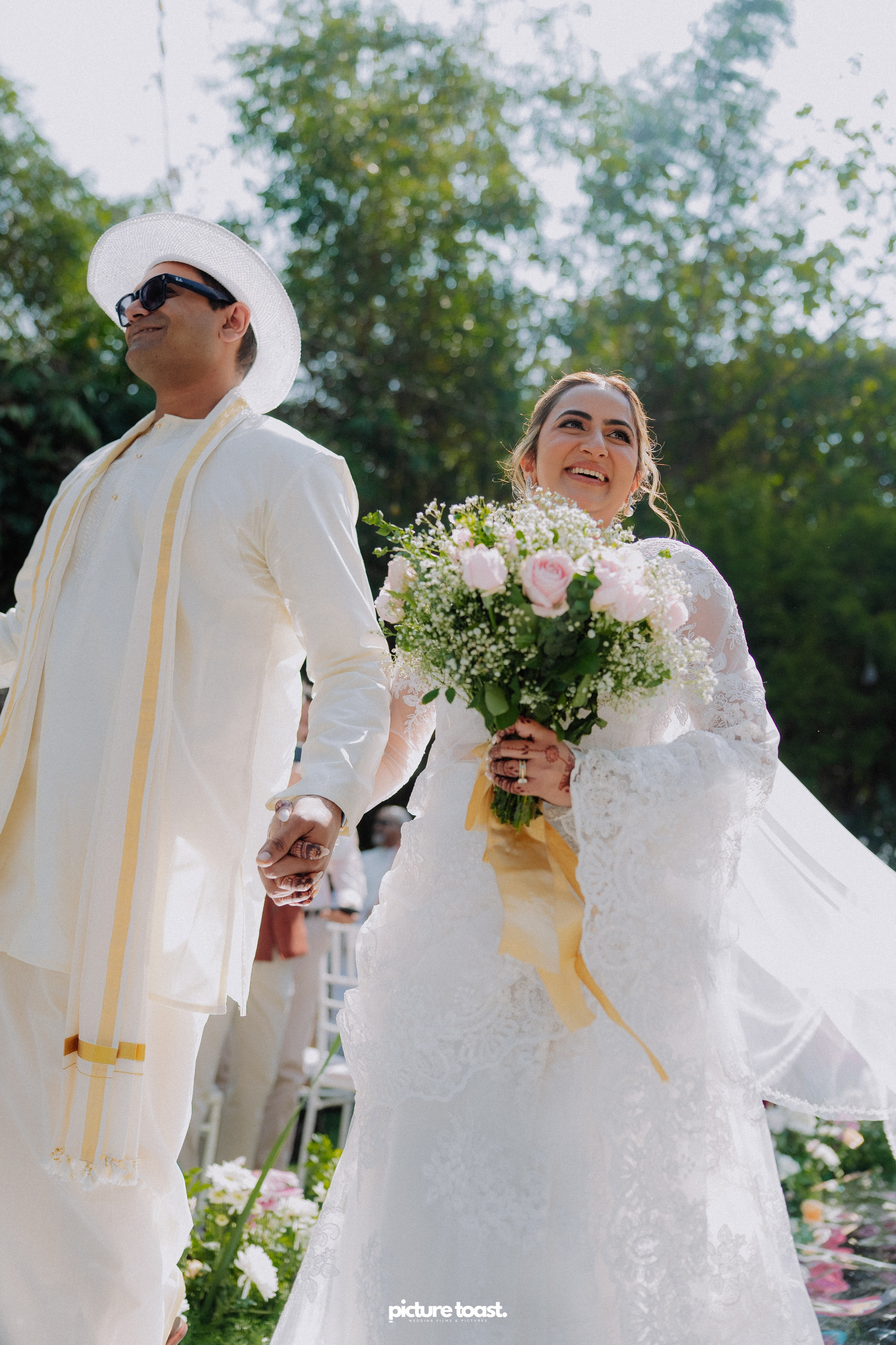 Blessing of Rajiv & Aashna. Fine art Wedding Photographers in India & Canada
