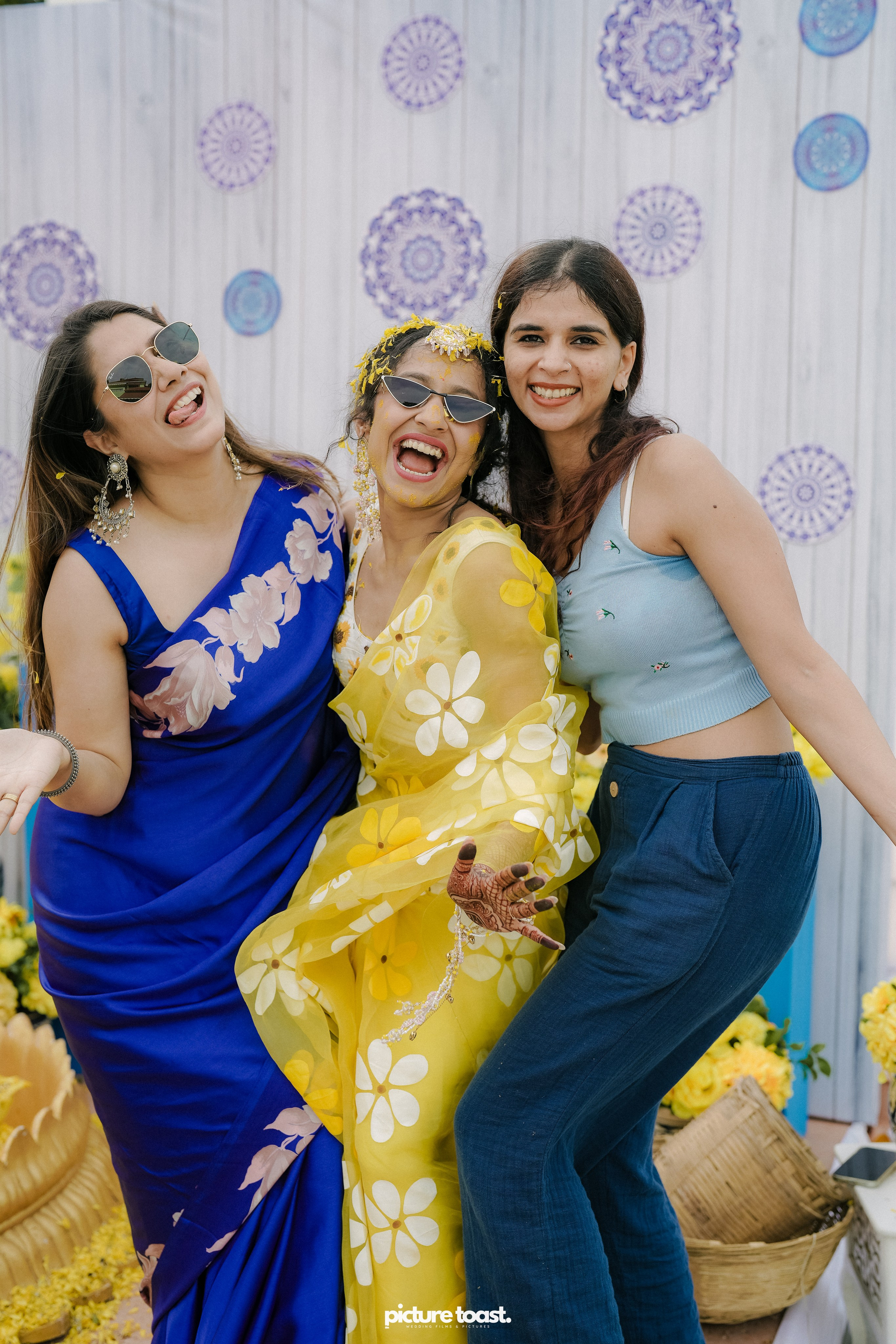 Haldi Hues Ft. Baebie & Goyal. Fine art Wedding Photographers in India & Canada