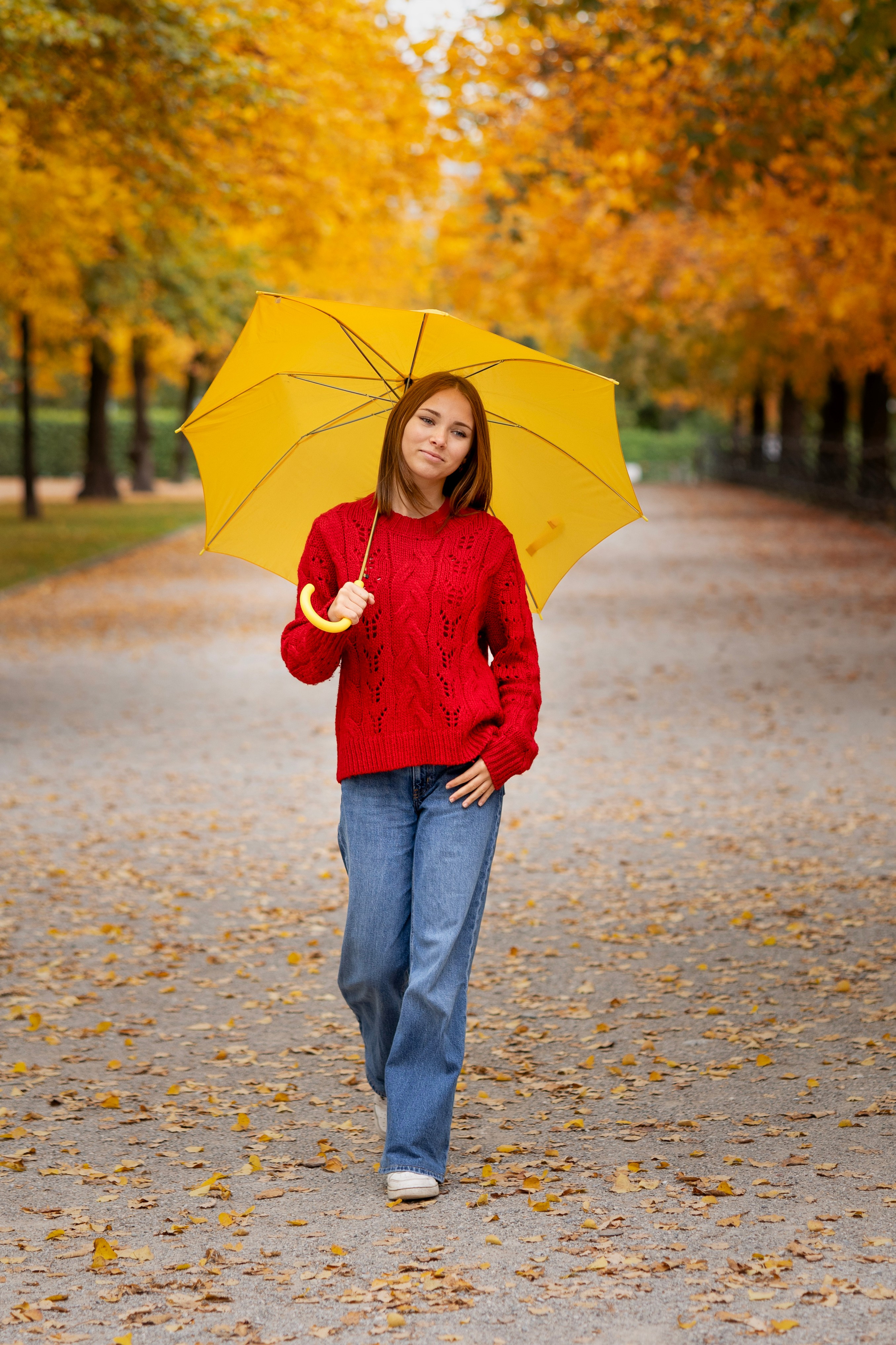 Autumn. Photographer in Munich