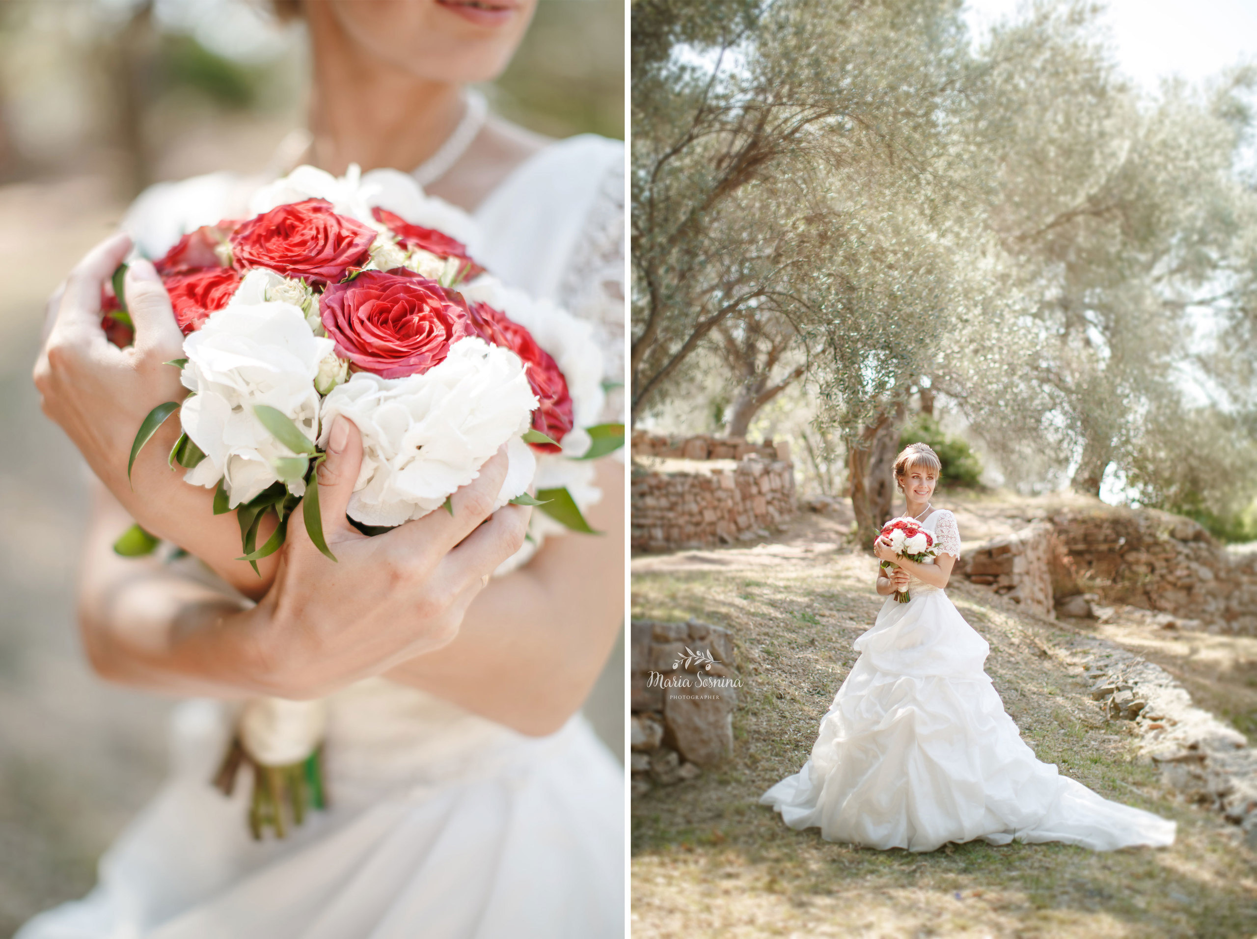 Wedding photosession in Budva and Milocer Montenegro