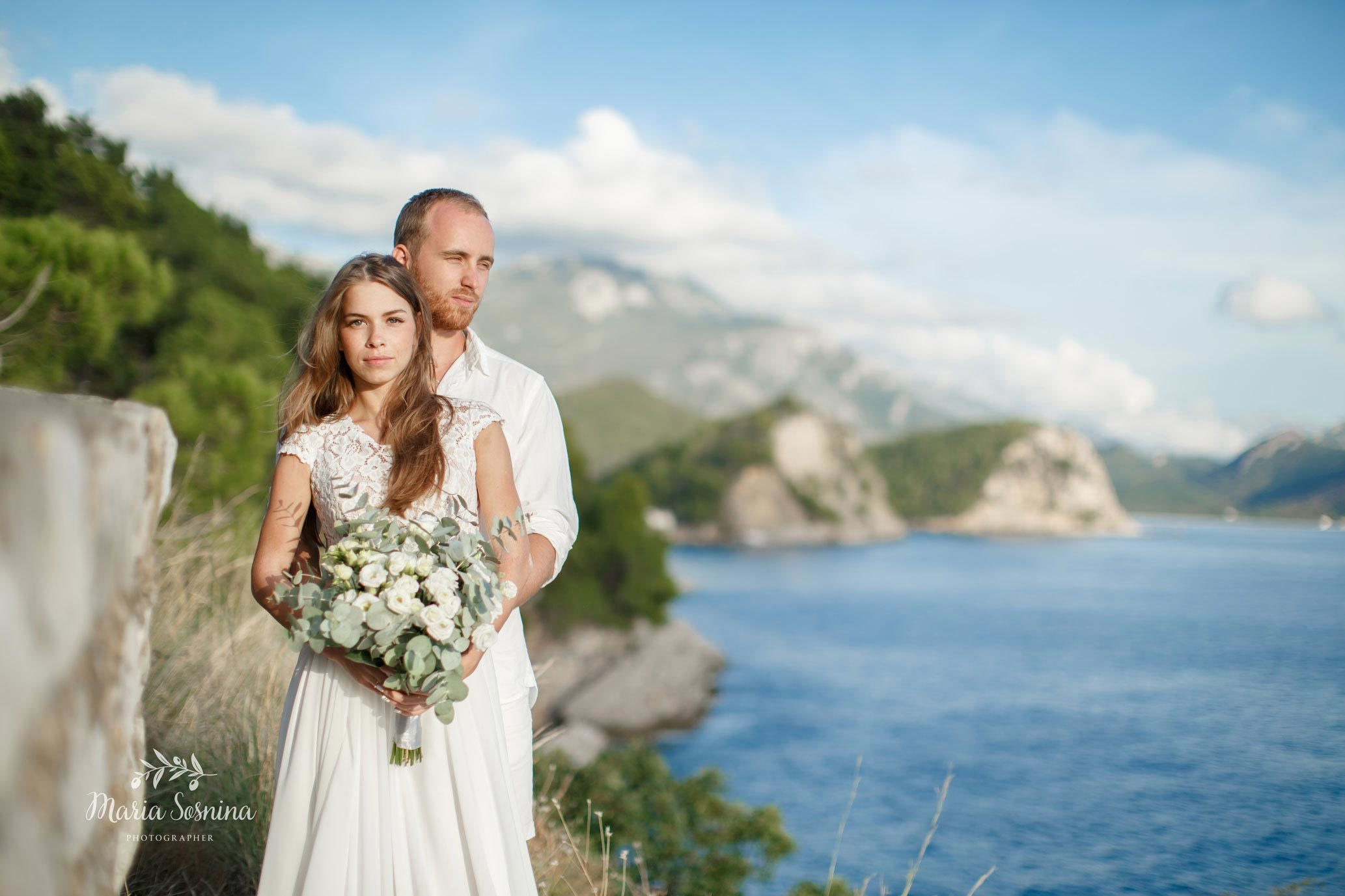 Wedding photo session in Petrovac and Rezevici Montenegro
