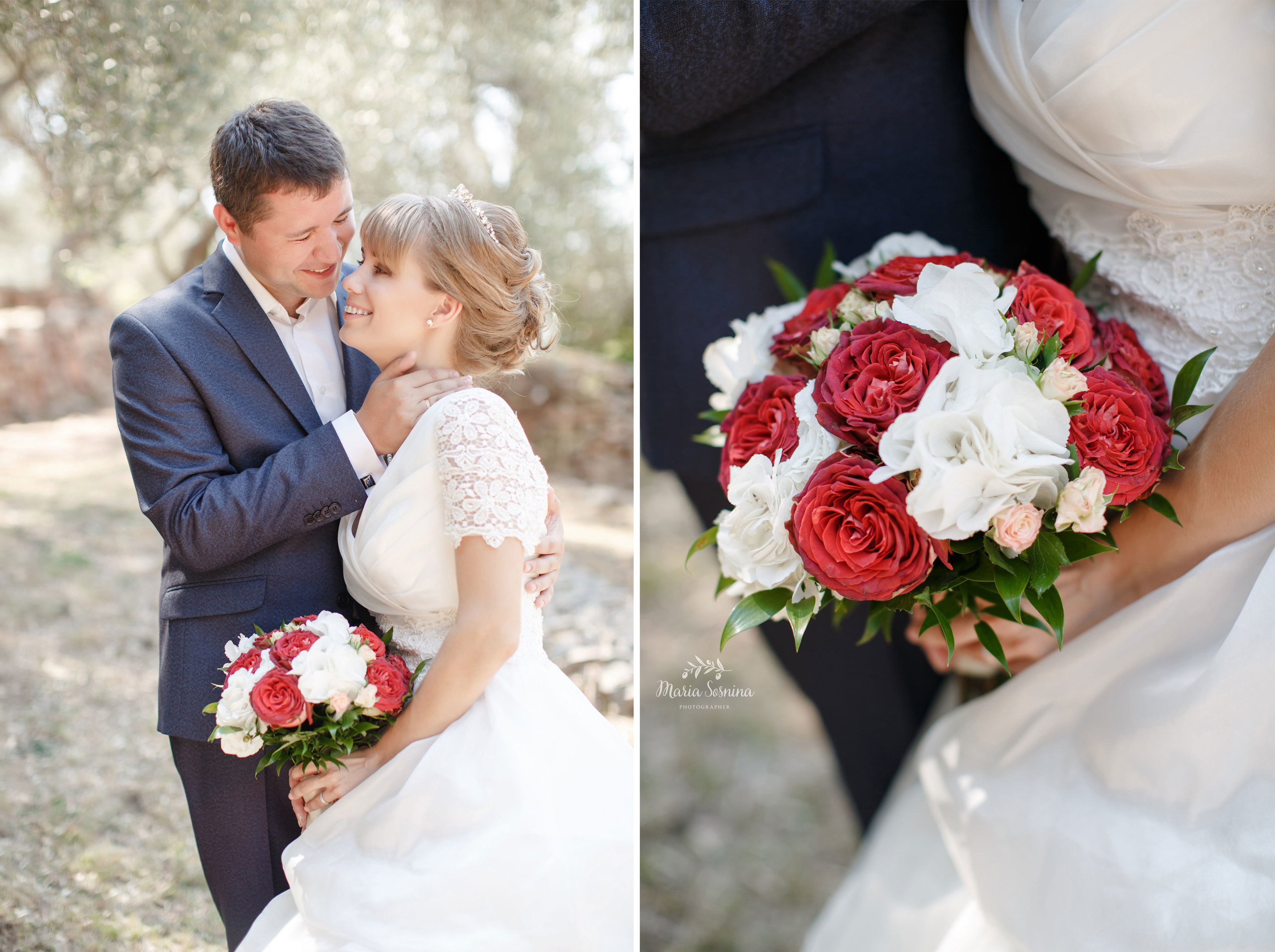 Wedding photosession in Budva and Milocer Montenegro