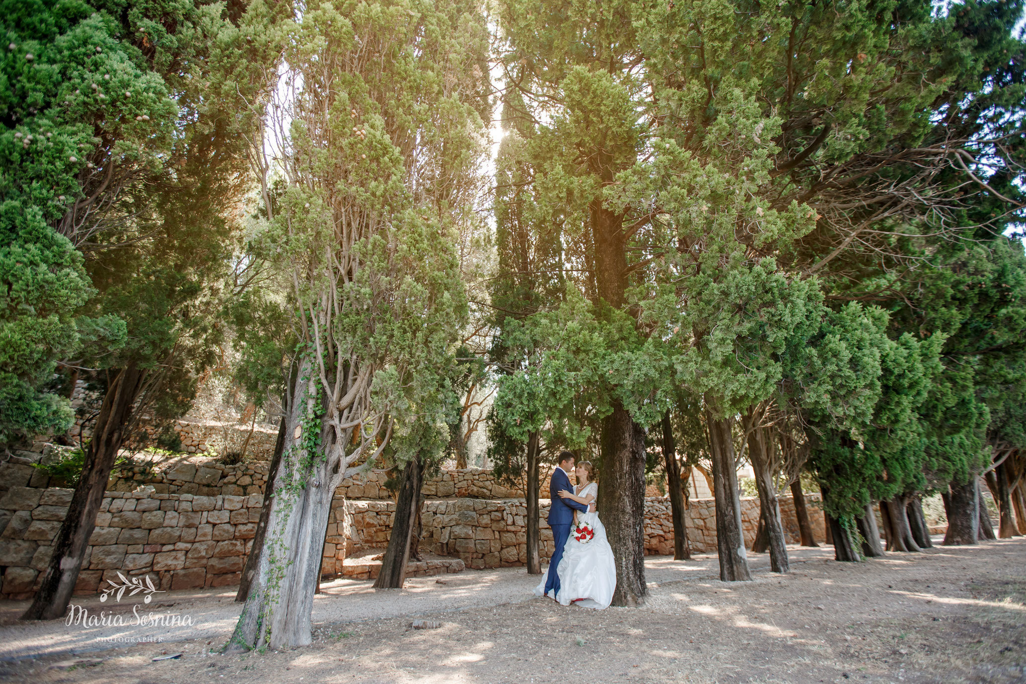 Wedding photosession in Budva and Milocer Montenegro
