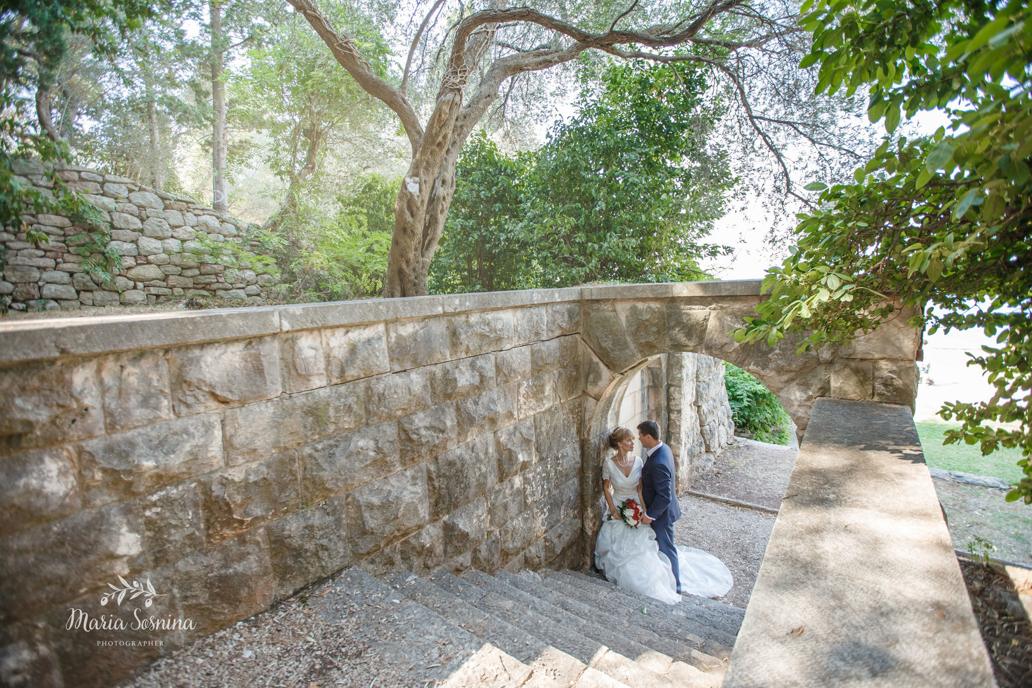 Wedding photosession in Budva and Milocer Montenegro