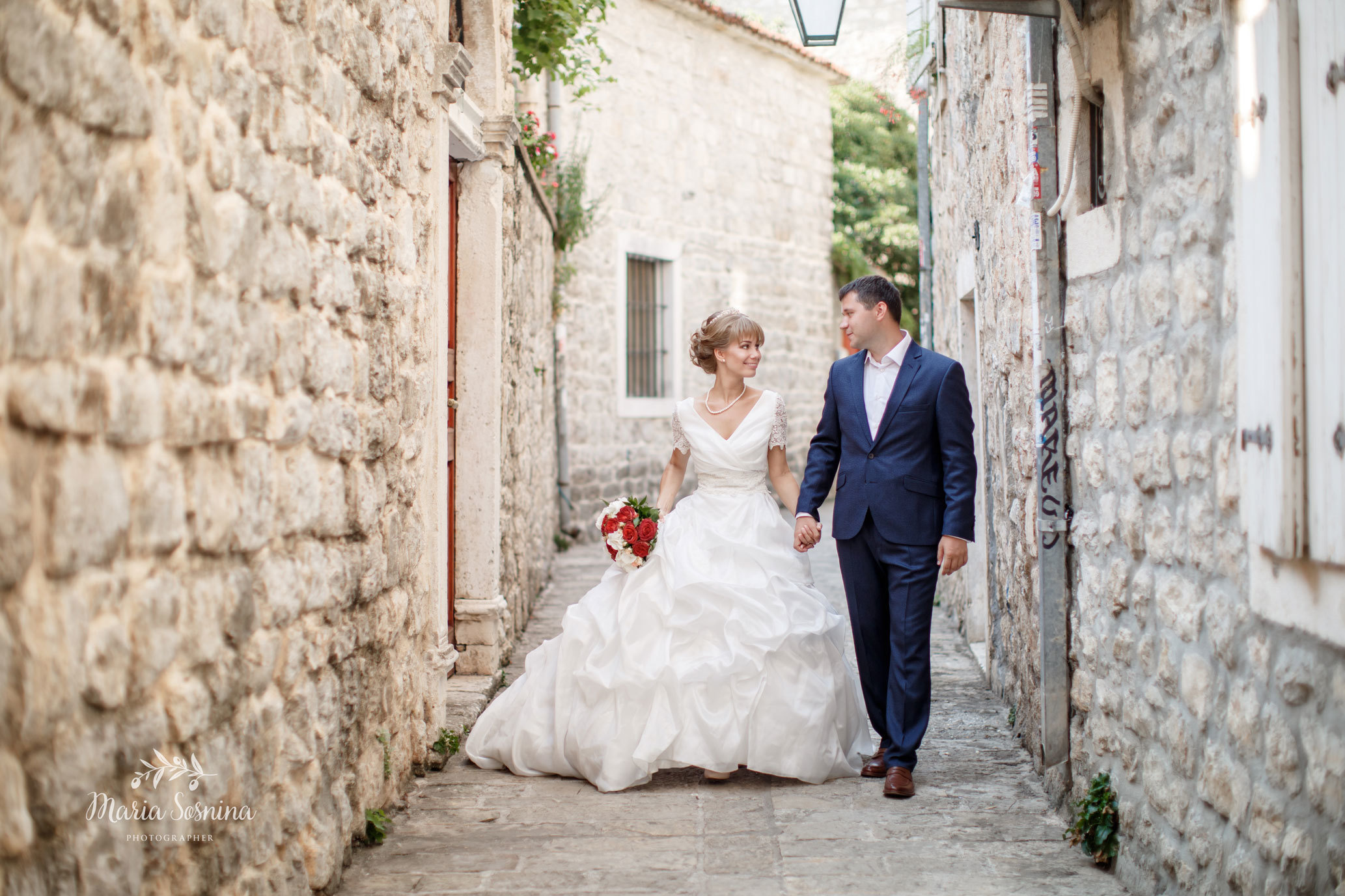 Wedding photosession in Budva and Milocer Montenegro