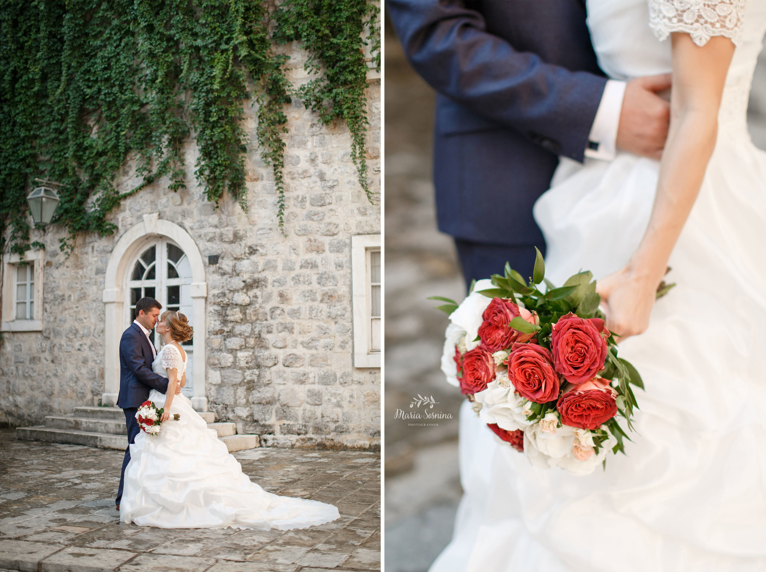 Wedding photosession in Budva and Milocer Montenegro