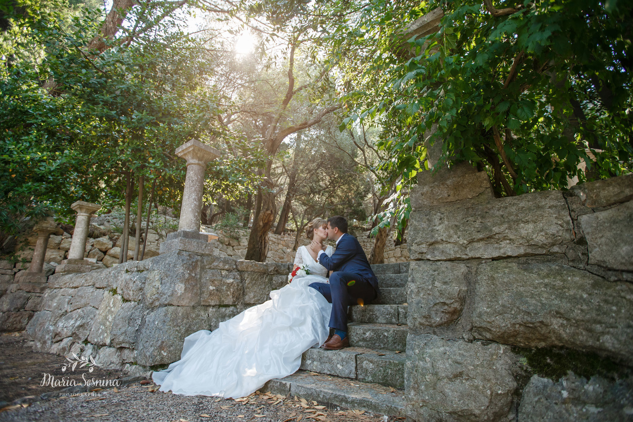 Wedding photosession in Budva and Milocer Montenegro