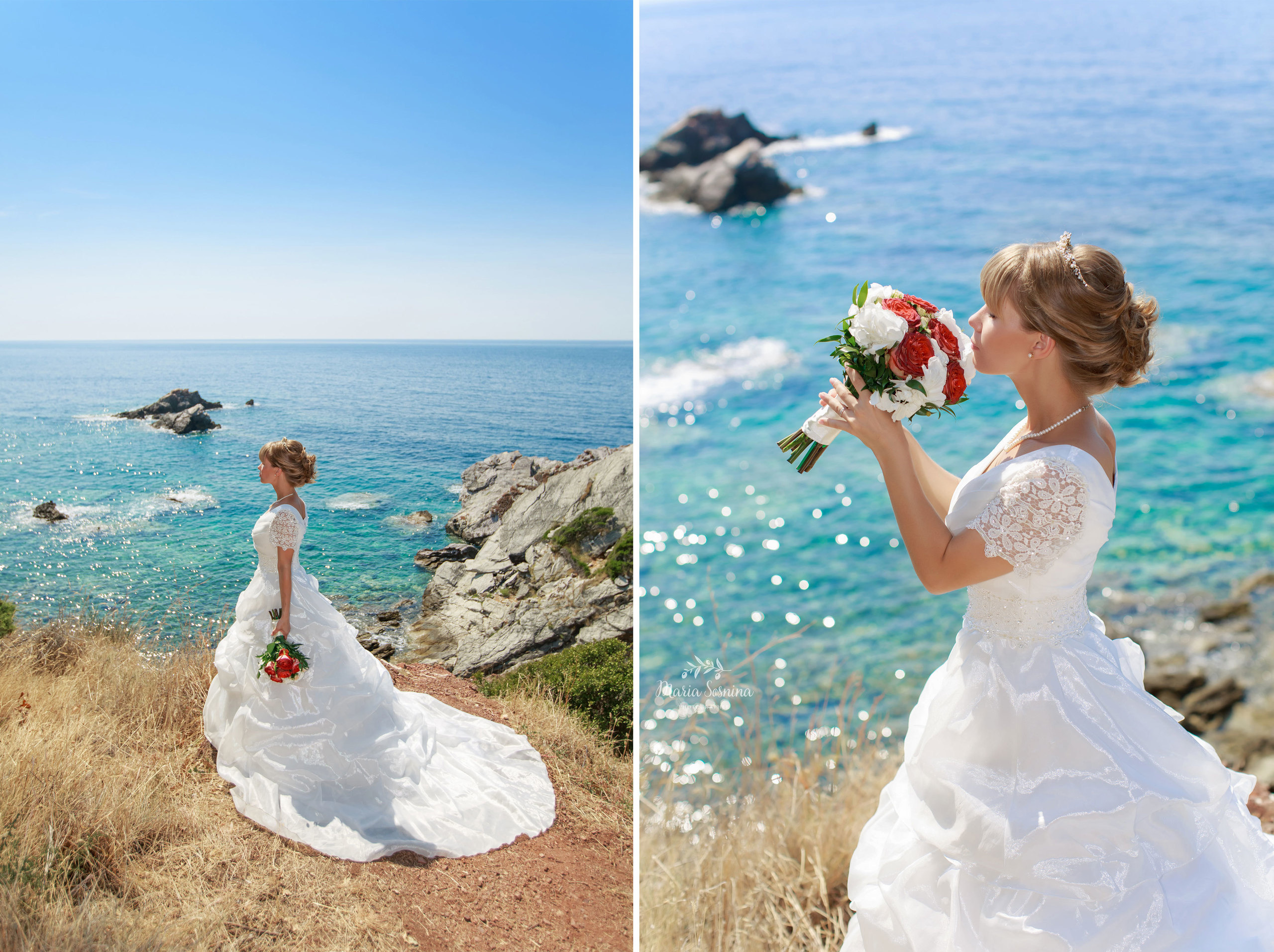 Wedding photosession in Budva and Milocer Montenegro