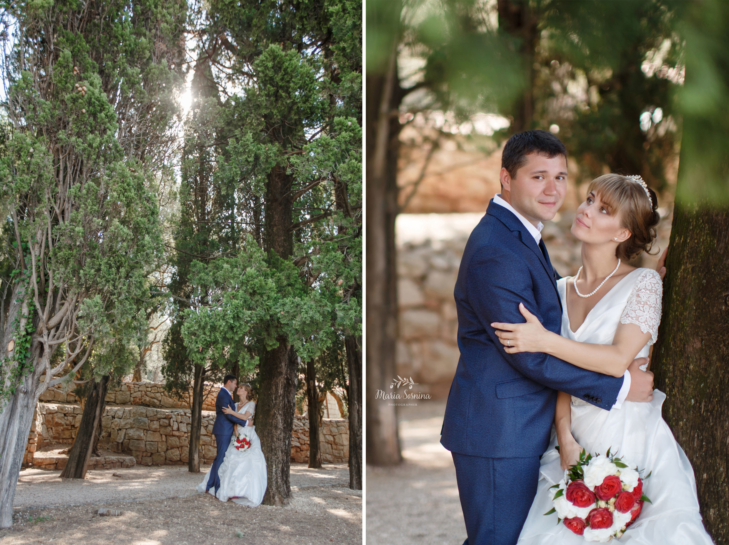 Wedding photosession in Budva and Milocer Montenegro