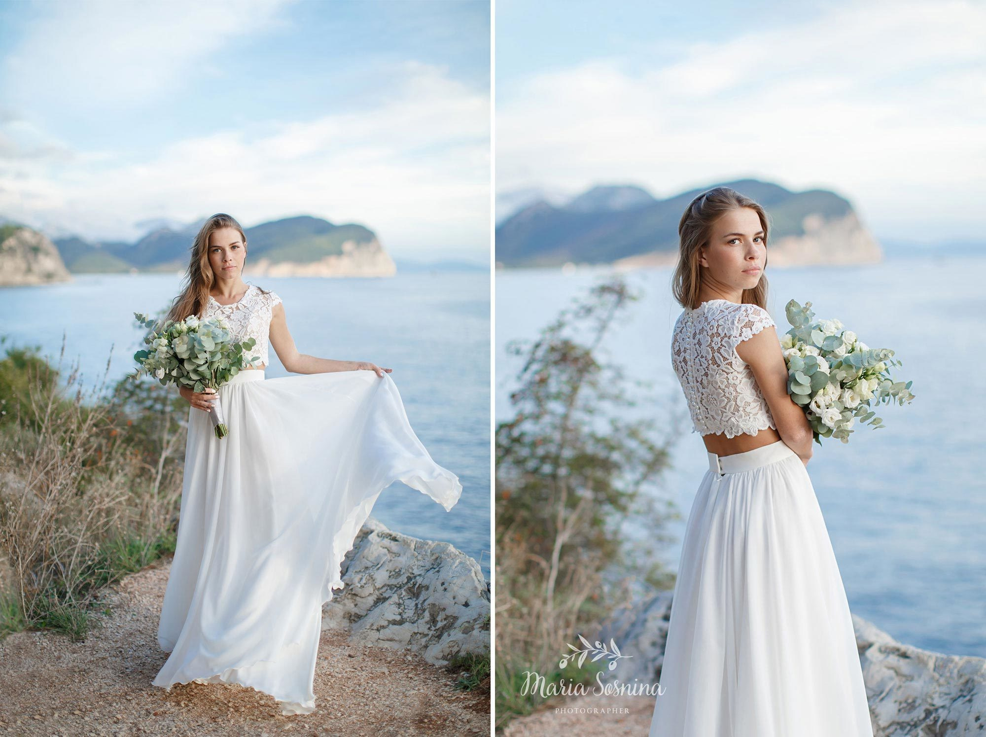 Wedding photo session in Petrovac and Rezevici Montenegro
