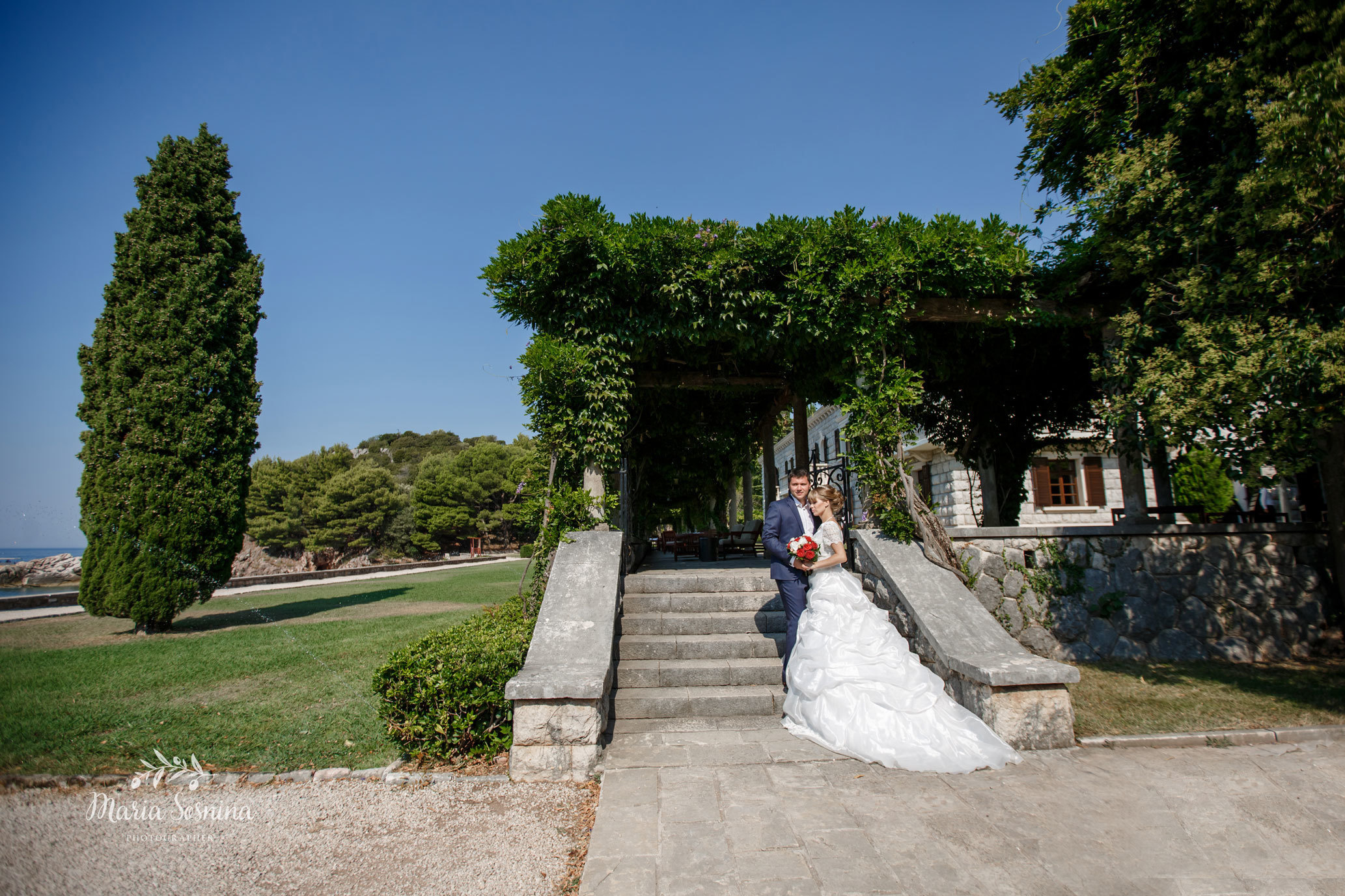 Wedding photosession in Budva and Milocer Montenegro