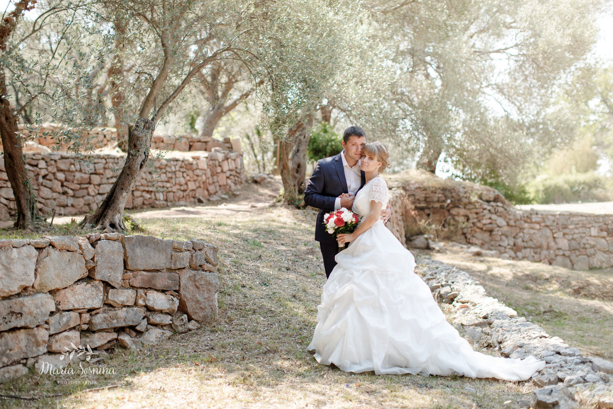 Wedding photosession in Budva and Milocer Montenegro