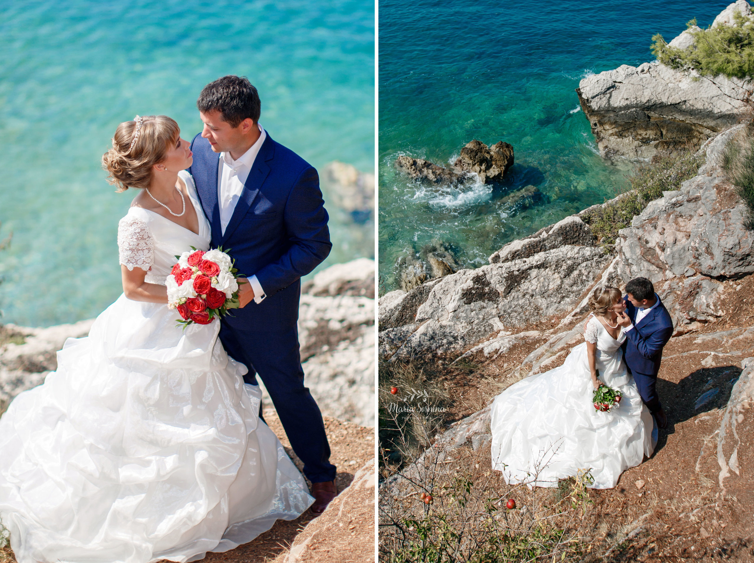 Wedding photosession in Budva and Milocer Montenegro
