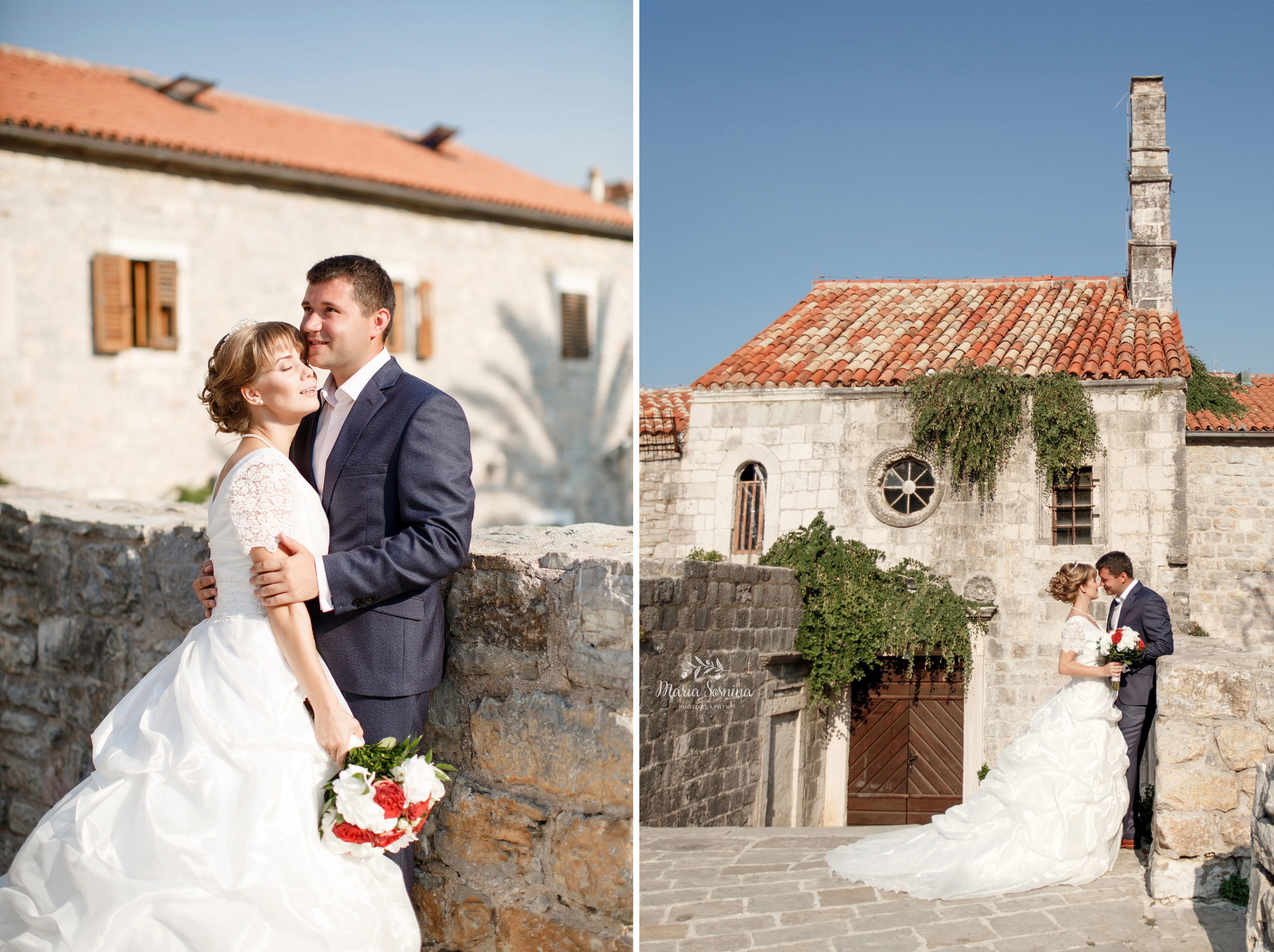 Wedding photosession in Budva and Milocer Montenegro