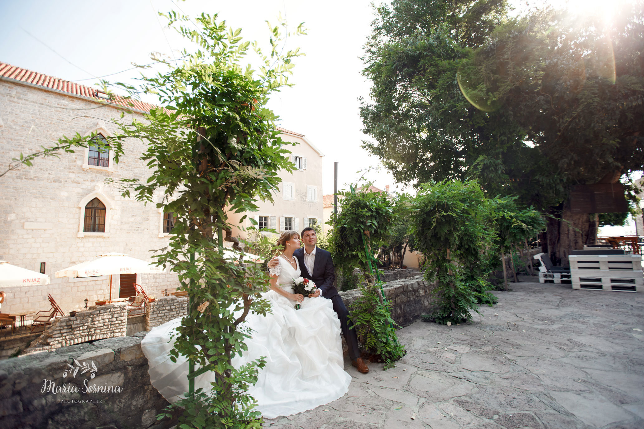Wedding photosession in Budva and Milocer Montenegro