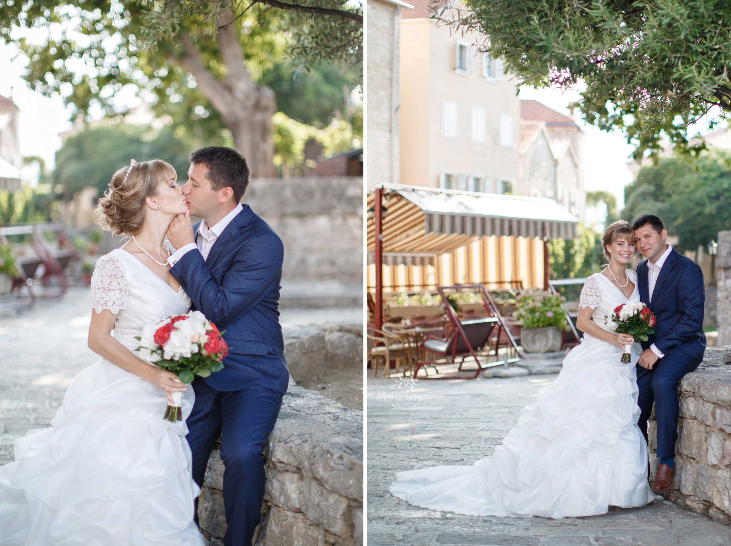 Wedding photosession in Budva and Milocer Montenegro