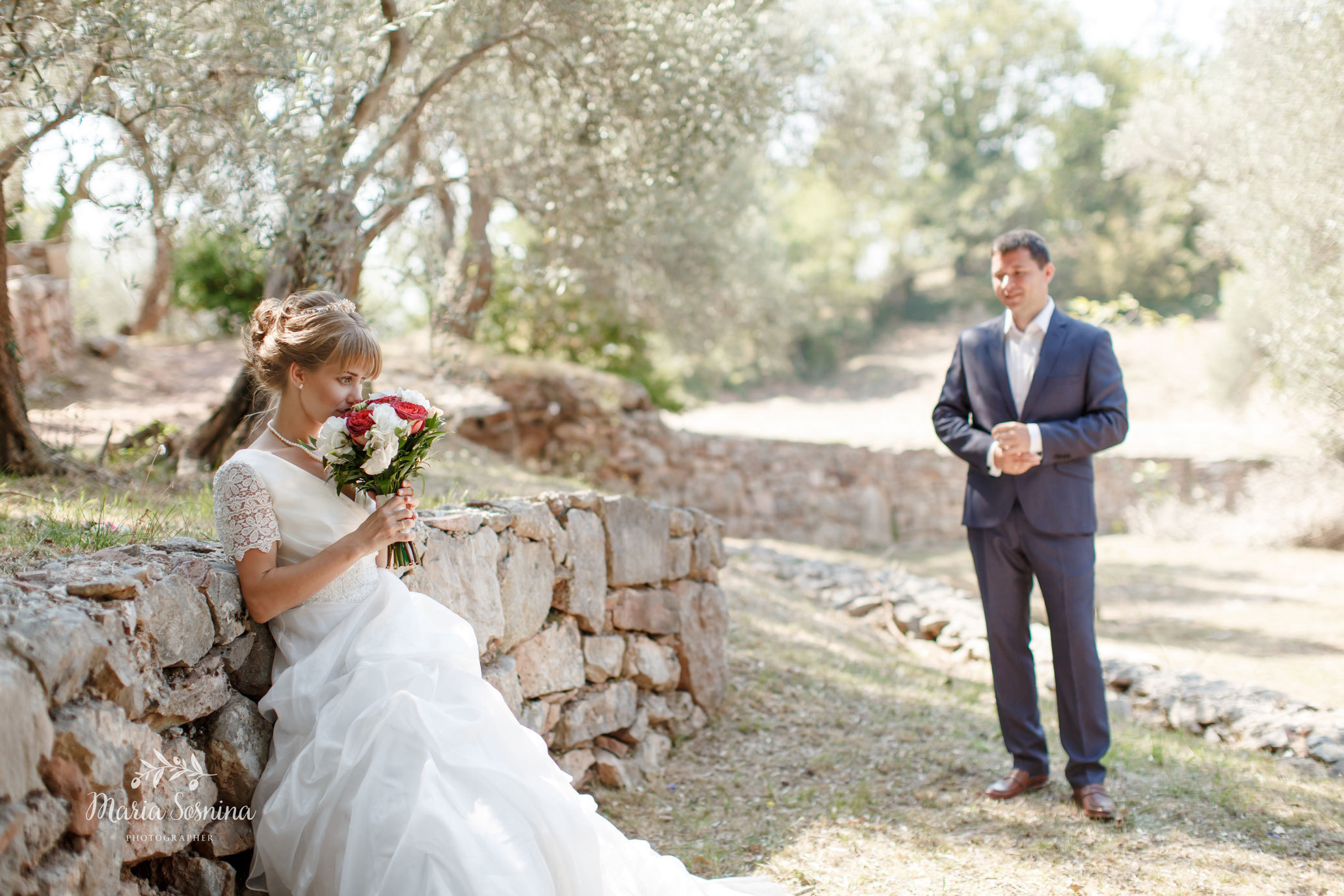 Wedding photosession in Budva and Milocer Montenegro