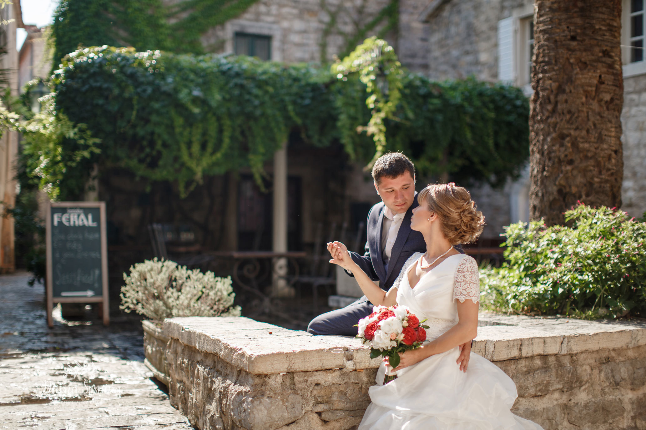 Wedding photosession in Budva and Milocer Montenegro