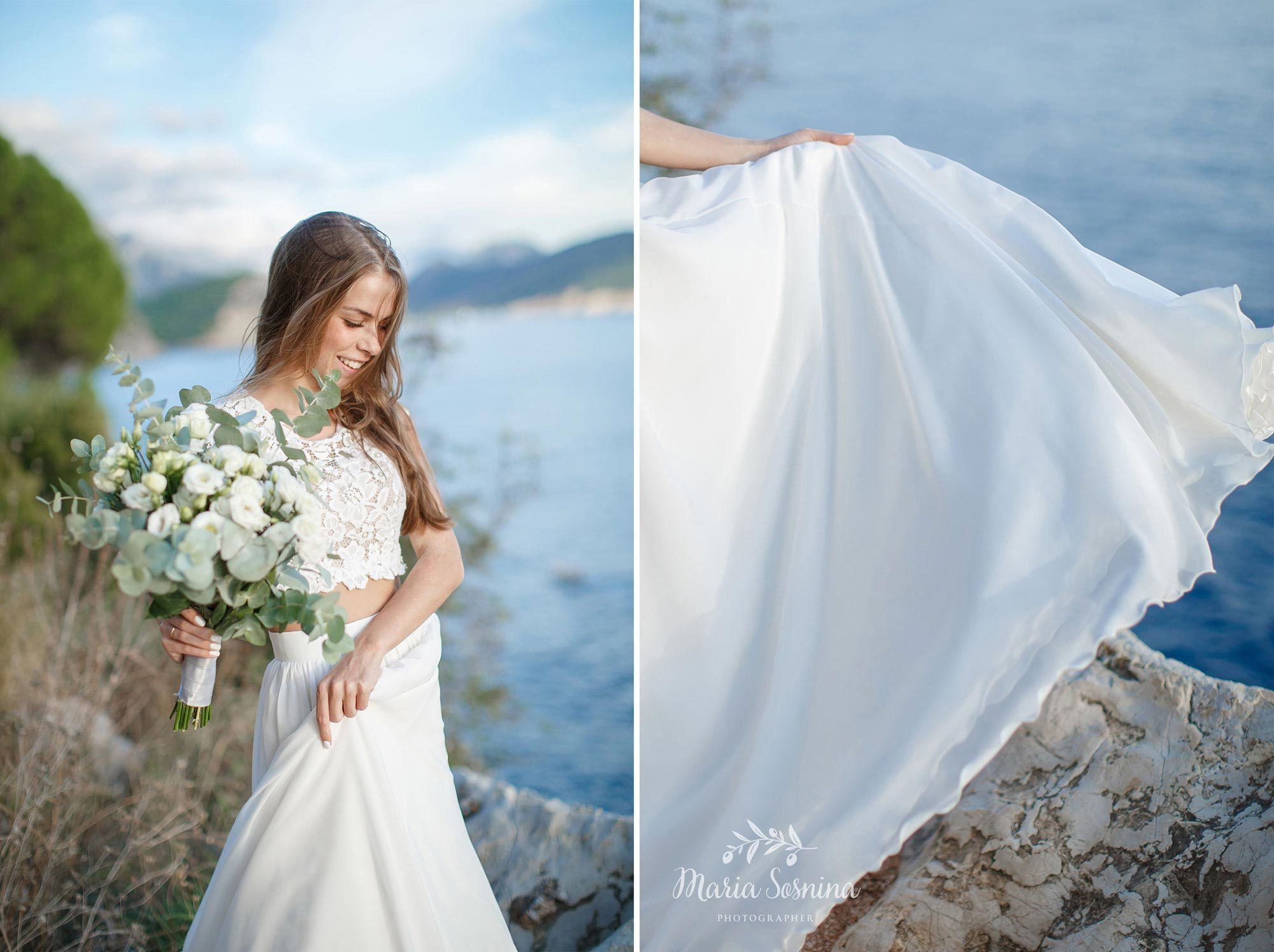 Wedding photo session in Petrovac and Rezevici Montenegro