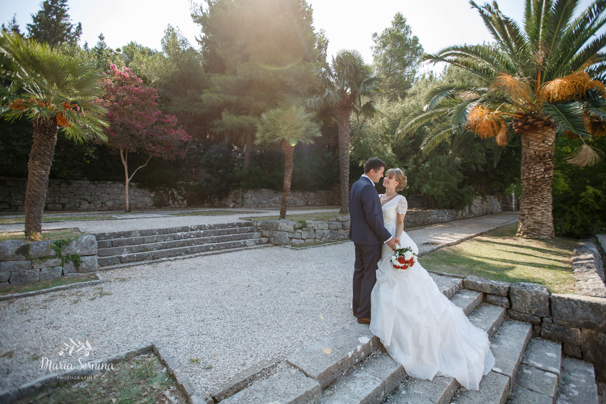 Wedding photosession in Budva and Milocer Montenegro