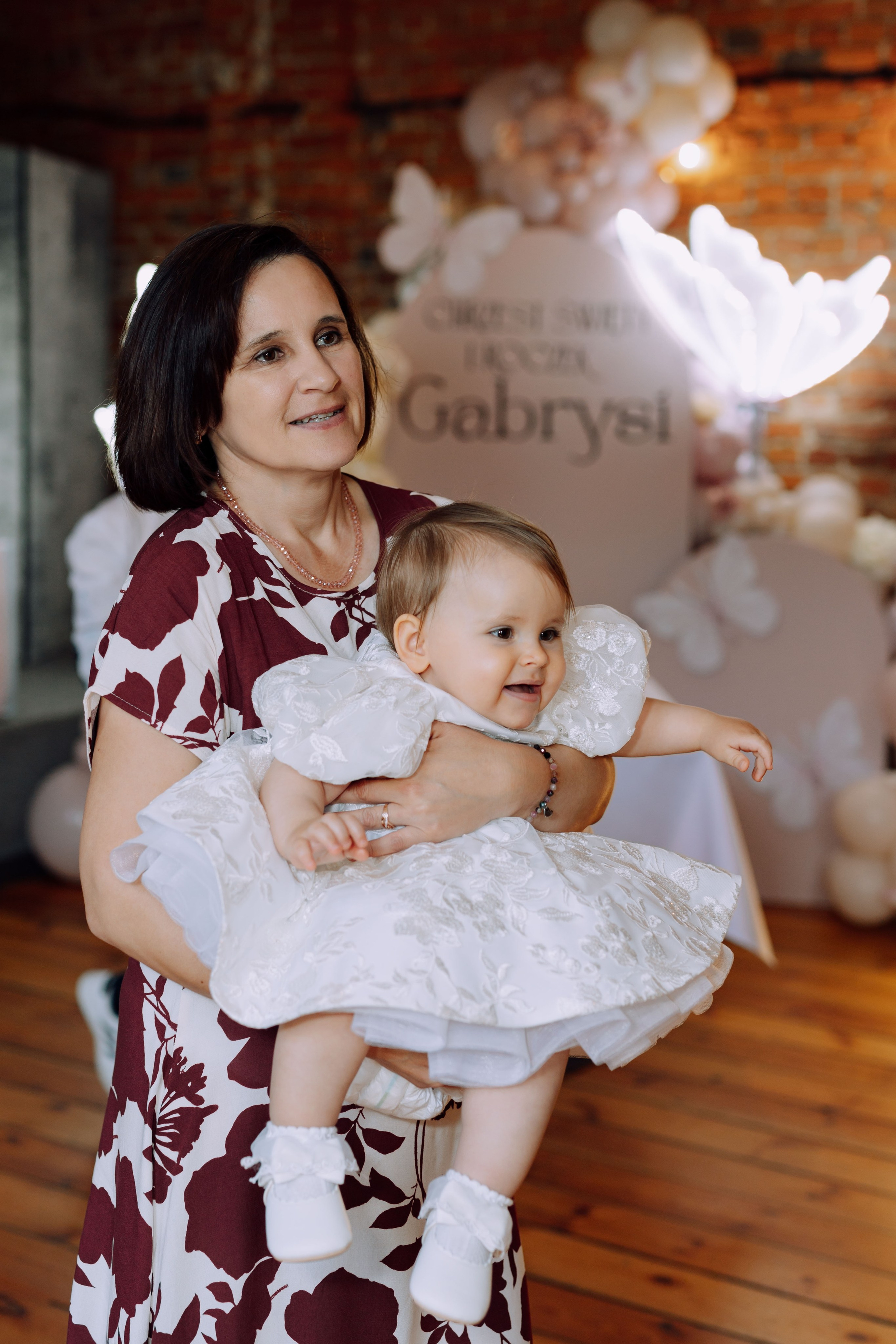 Chrzest Święty i roczek Gabrieli