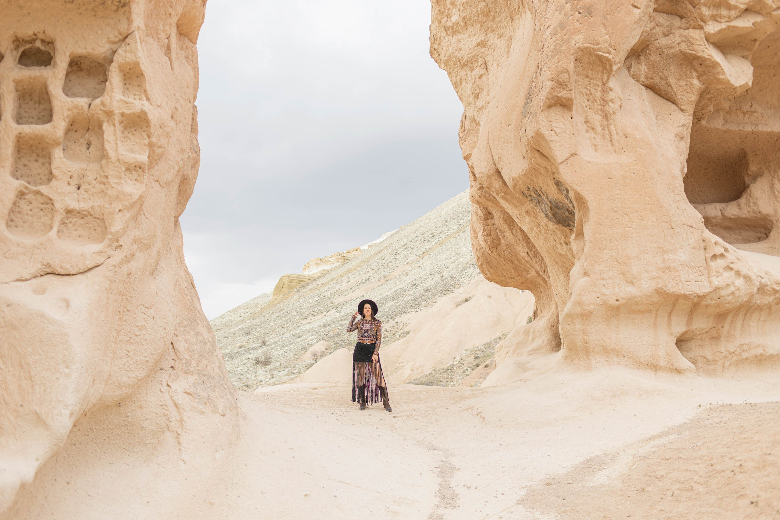 Stylish Photoshoot in the Charming Streets and Valleys of Cappadocia. Julia Ganch I Fashion Wedding Photography I Cappadocia Turkey
