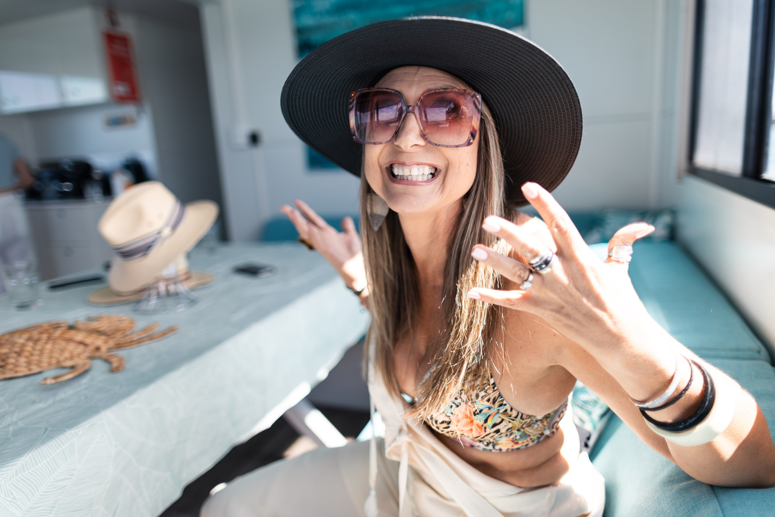 Green Duck Society — House Boats Mandura (Hats photoshoot)