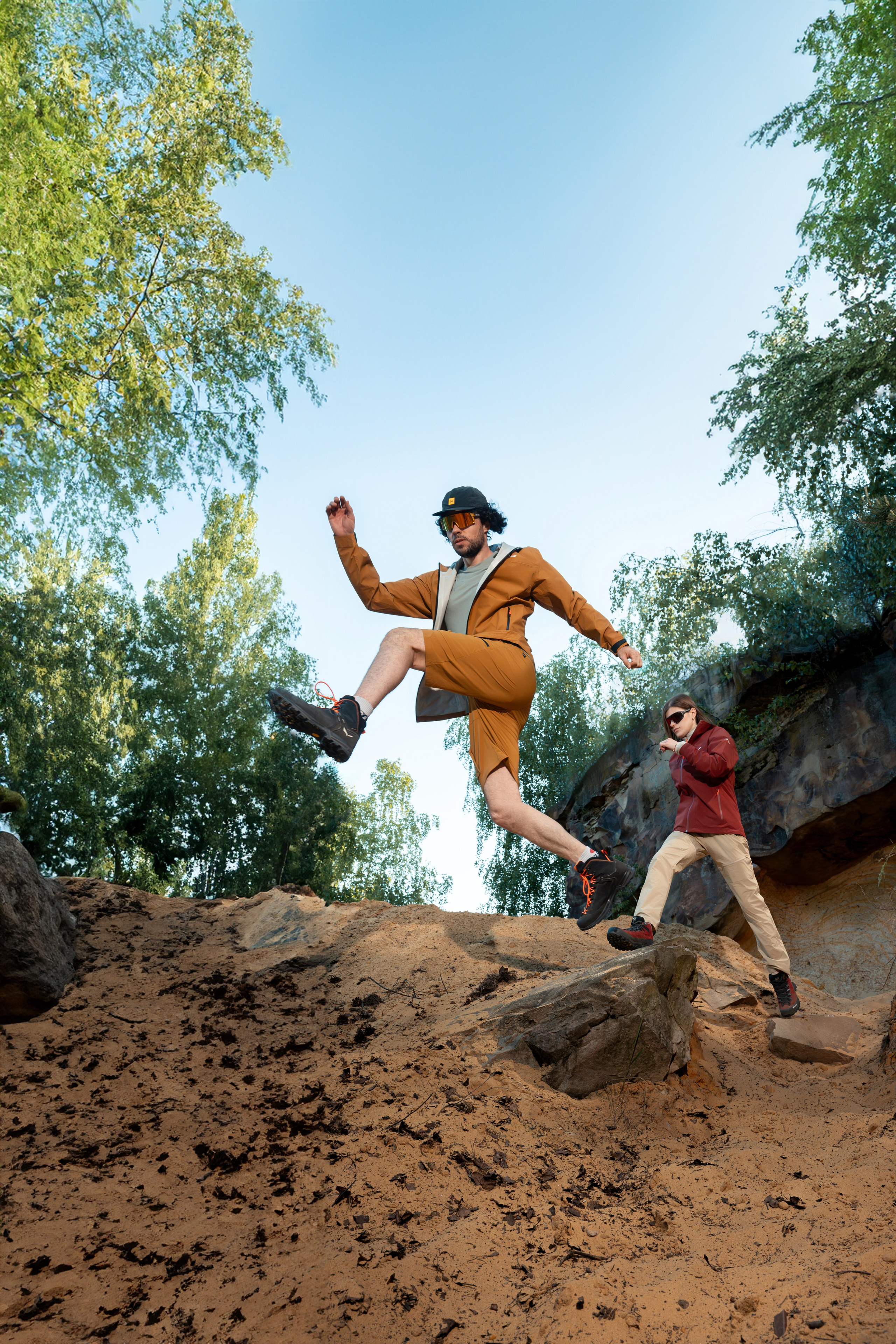 Moda deportiva. Fotógrafos Daria y Dmitry Arsentyevs