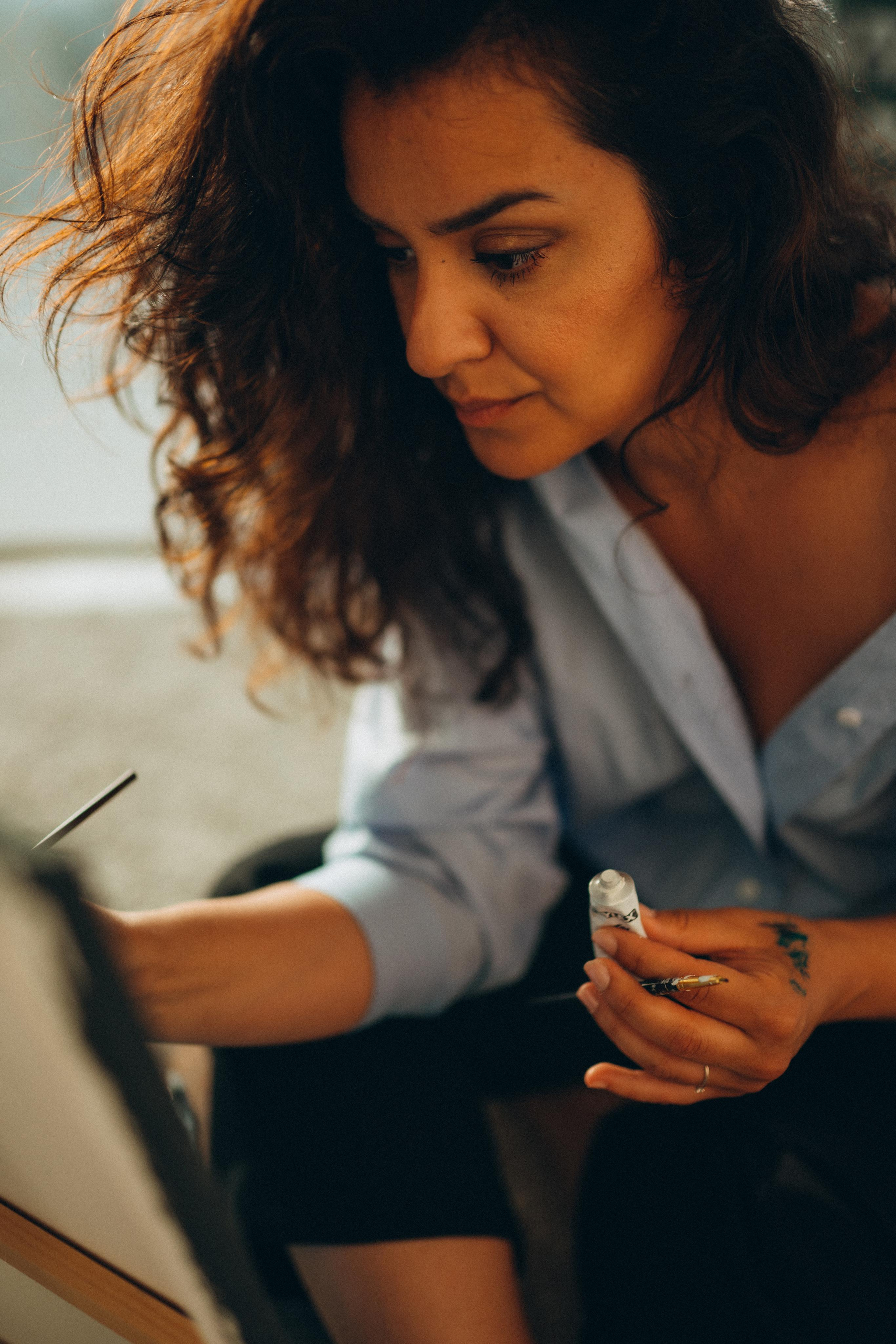 The artist Bahareh. Fotografie und Henna Kunst in Köln — Sylvette Loda