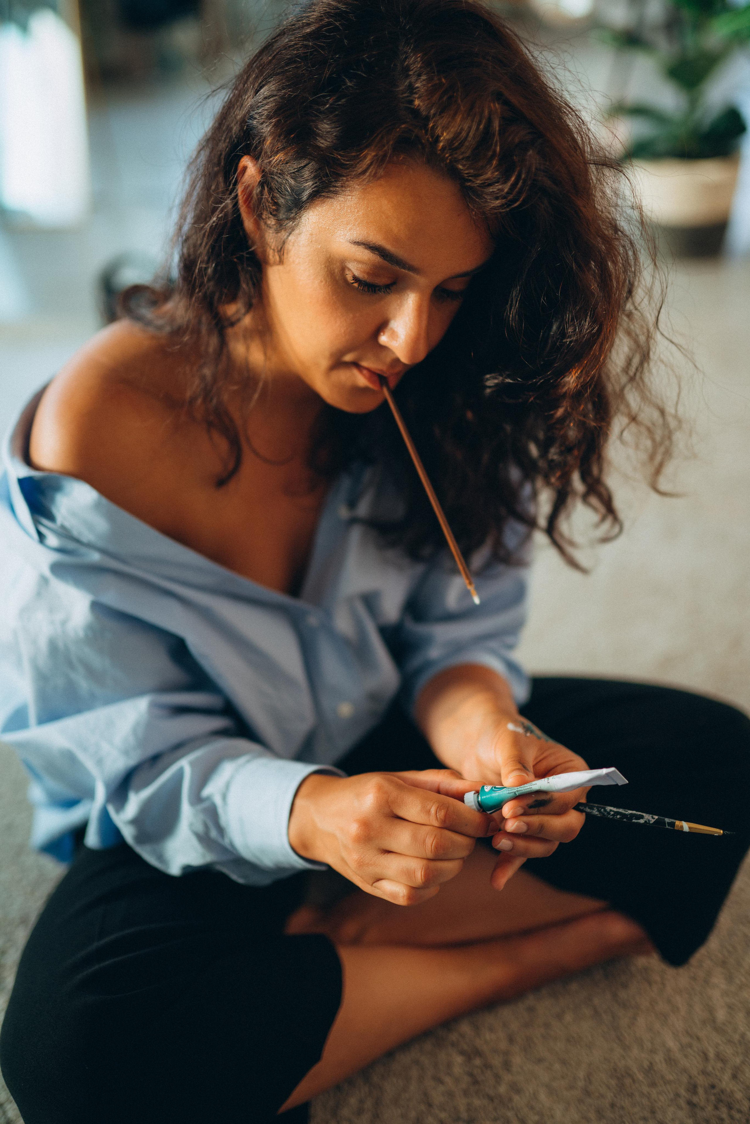 The artist Bahareh. Fotografie und Henna Kunst in Köln — Sylvette Loda