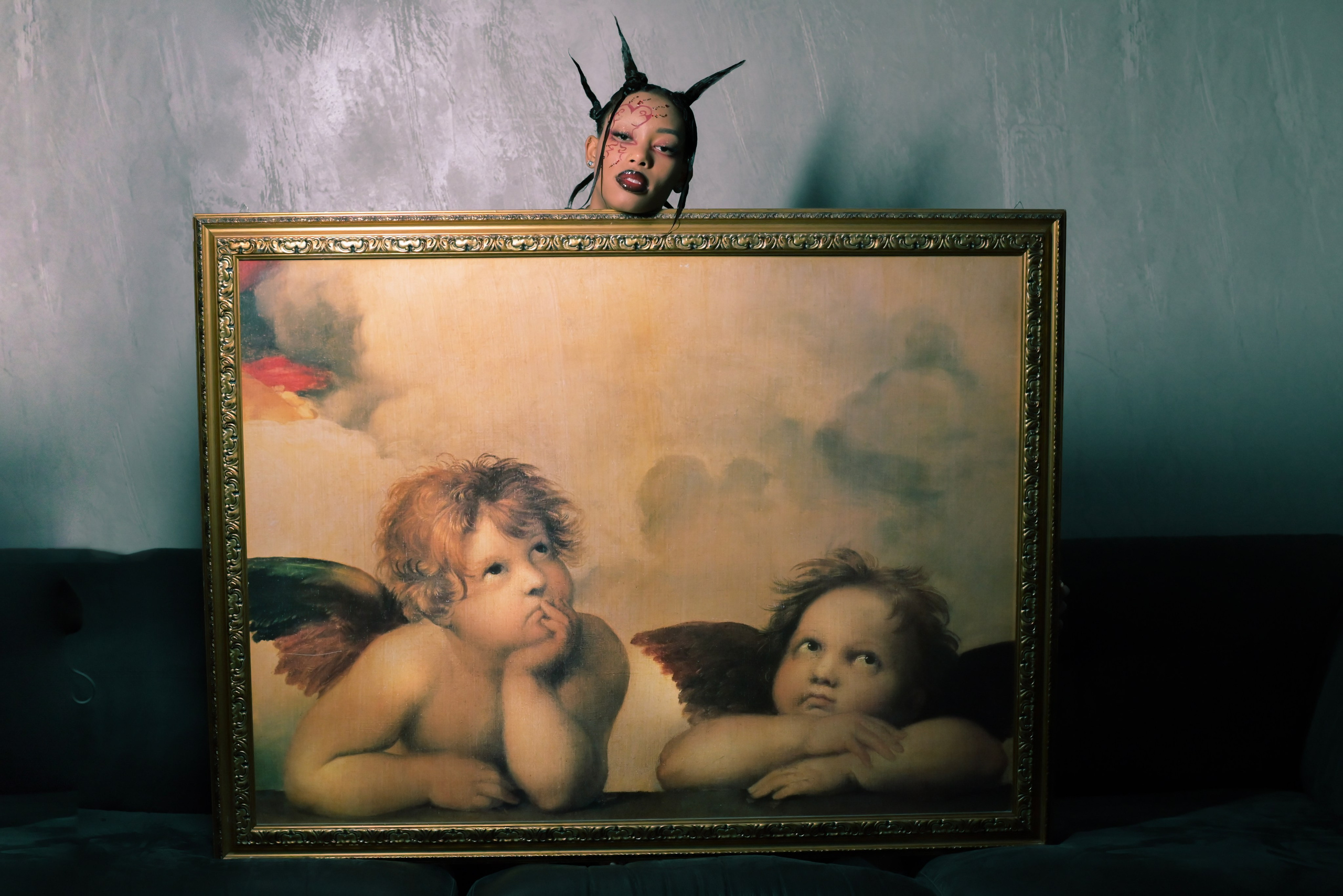 Shooting ragazza studio