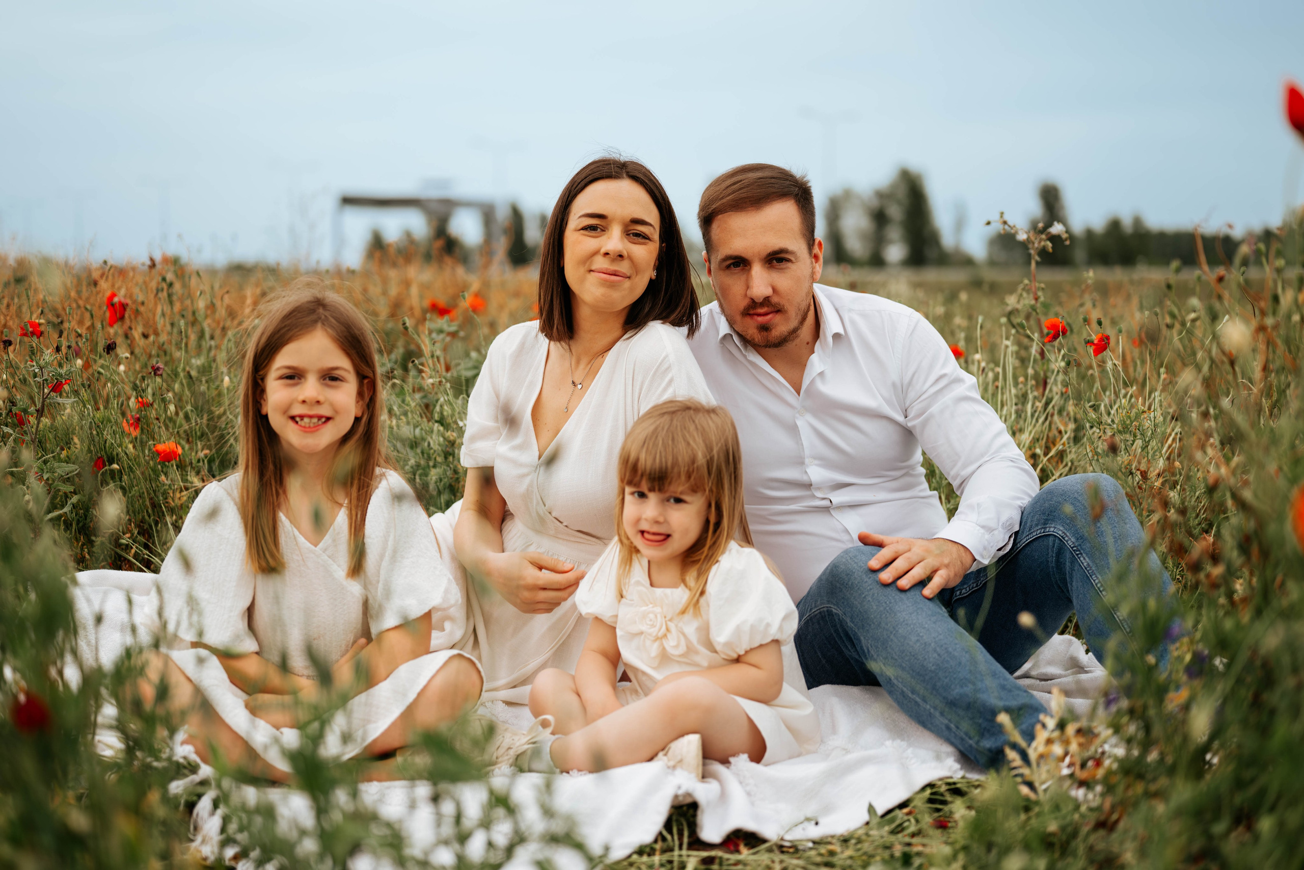 Hana, Una, Isidora i Bogdan - porodično fotografisanje. Dečiji i porodični fotograf
