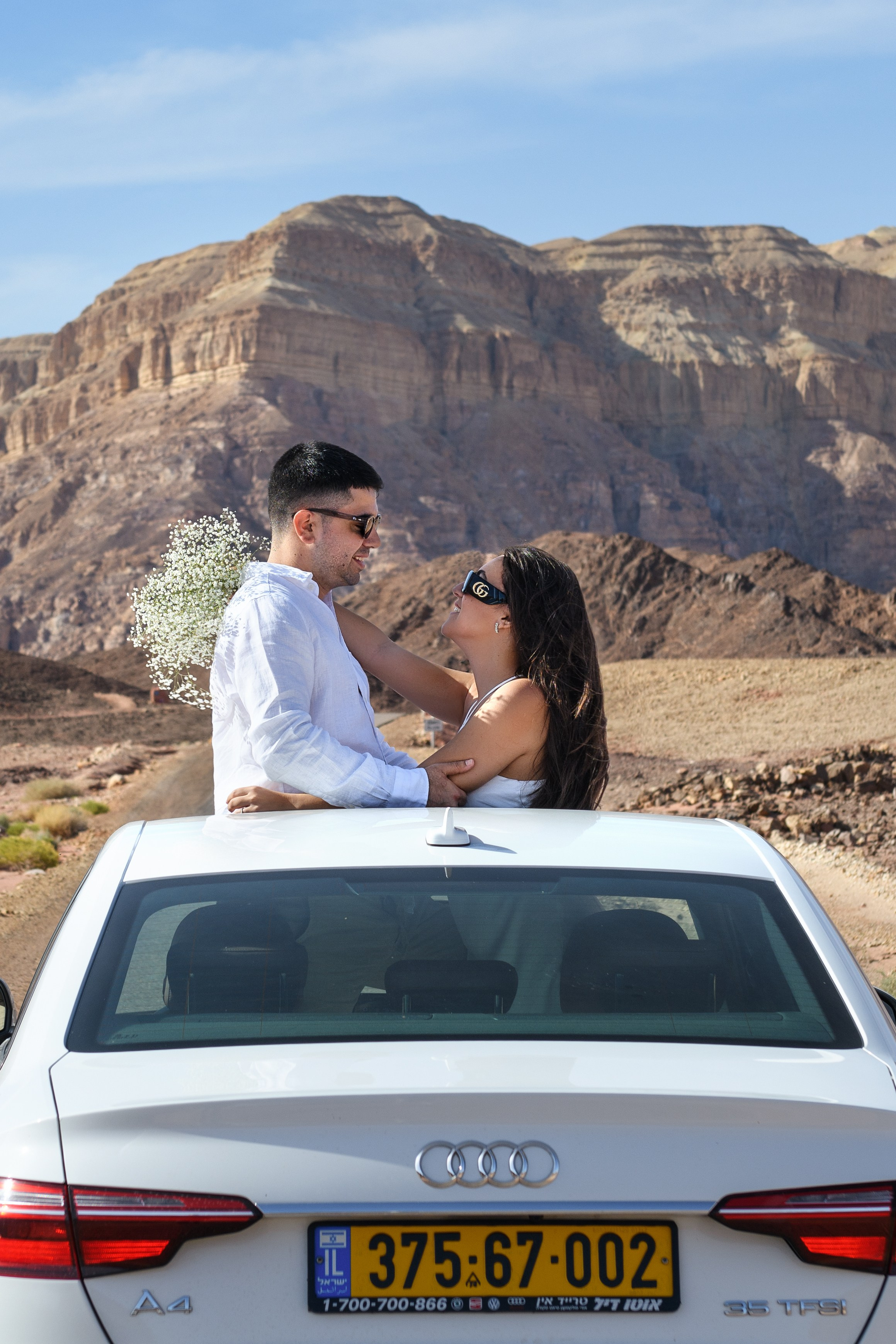Save the Date for Jess & Gelad in a Timna Canyon. Family children pregnancy love stories photographer in Eilat Israel Olga Amchislavsky