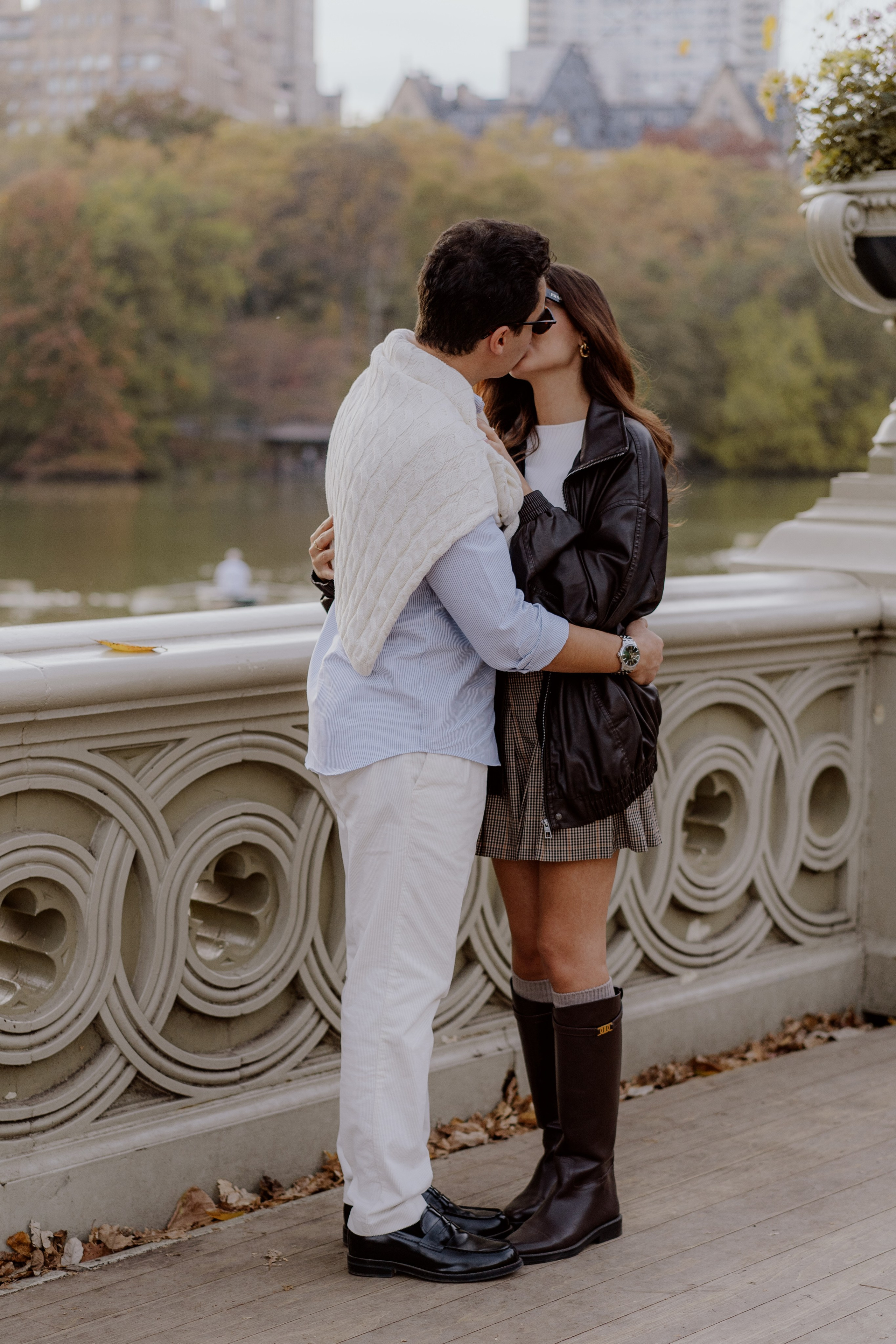 Proposal in Central Park. Videographer and photographer in New York // MAKAROV.VIDEO