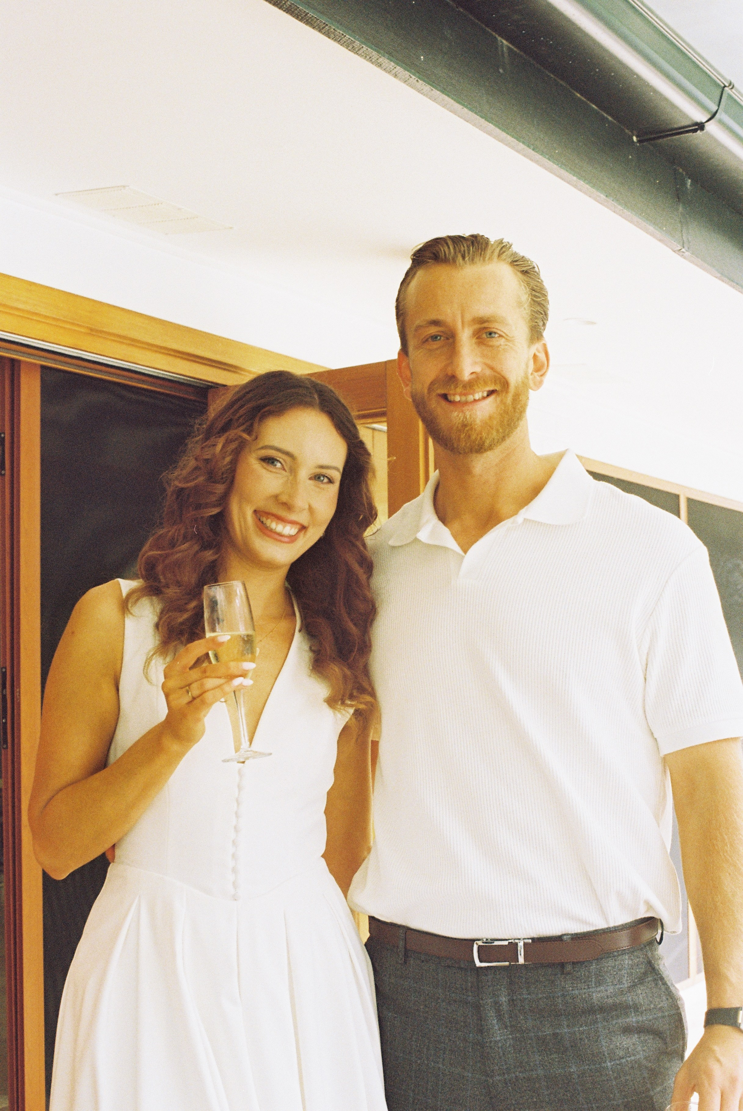 Engagement Party. Film portrait photographer