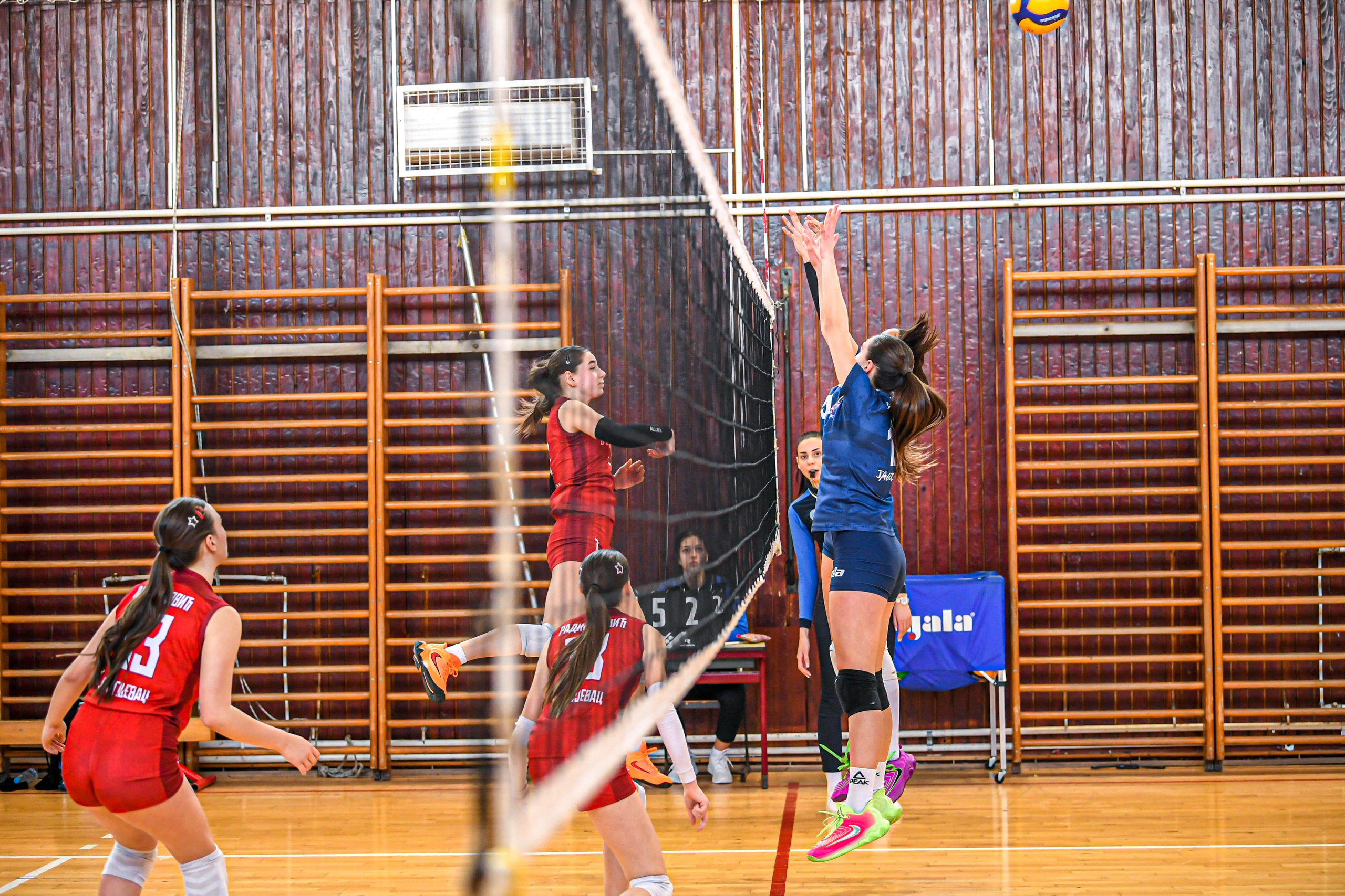 Odbojka 22.03.  Radnicki KG — BlockVolley JAG. Foto Simic Jagodina