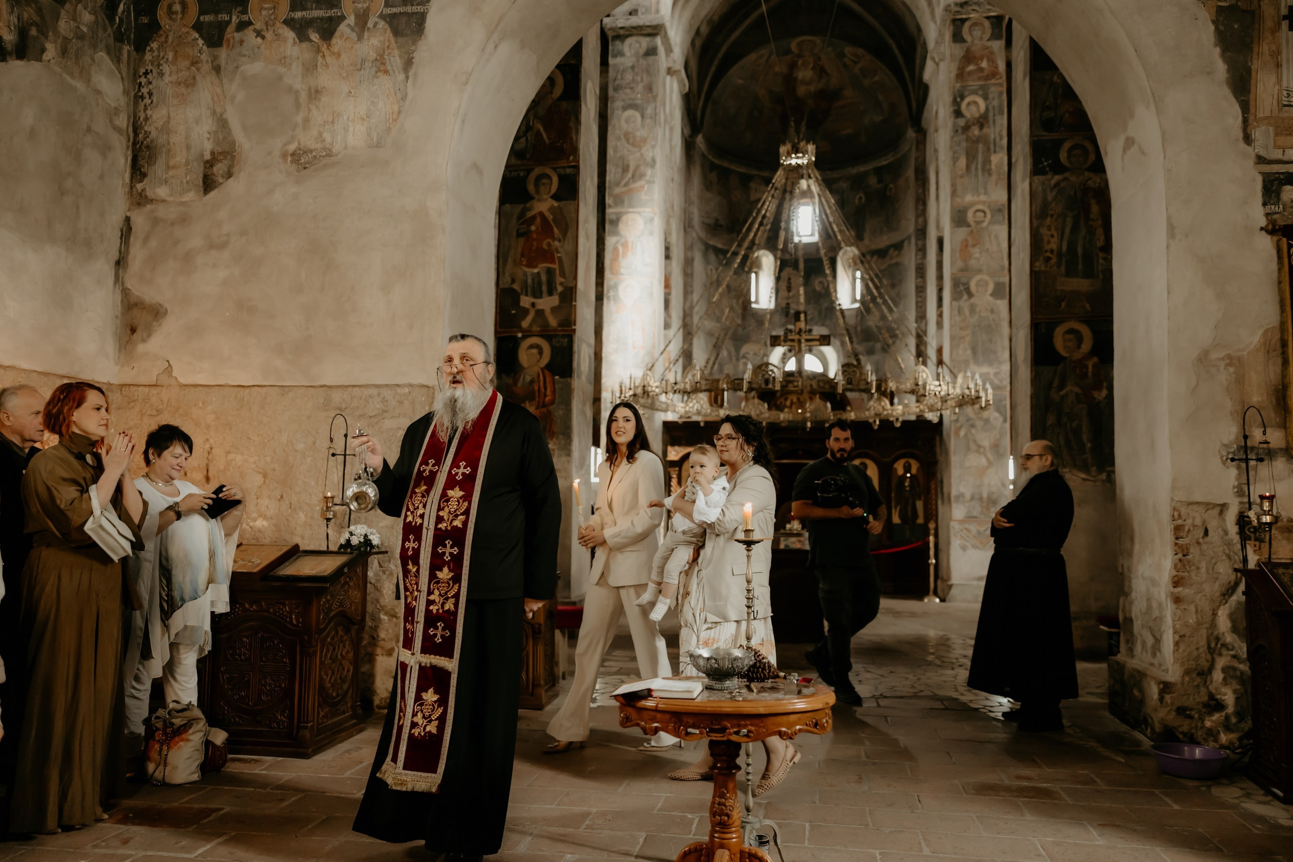 Uroševo krštenje. Family and children photographer in Belgrade Milja Ciric