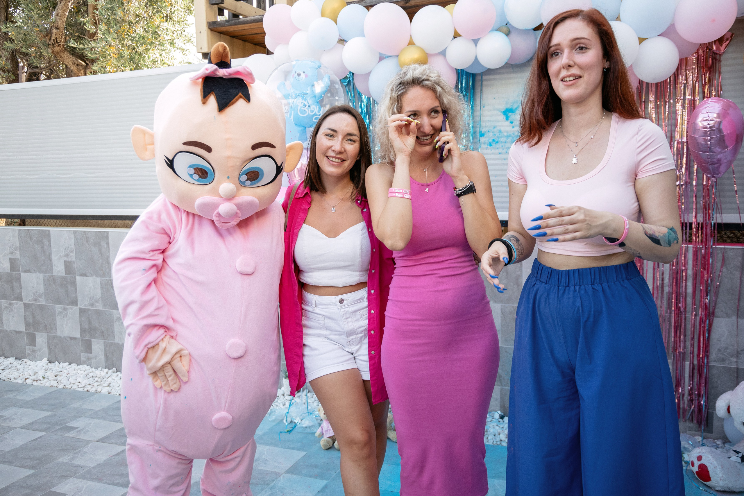 Gender Party for Alina and Michael. Home