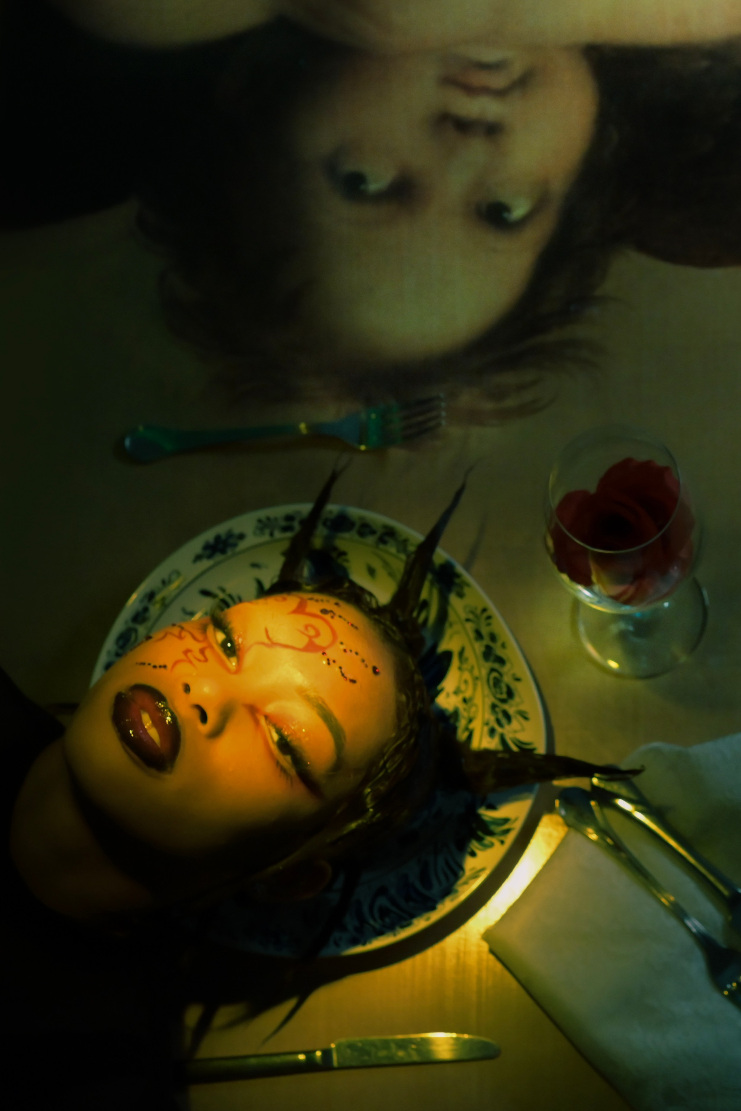 Shooting ragazza studio