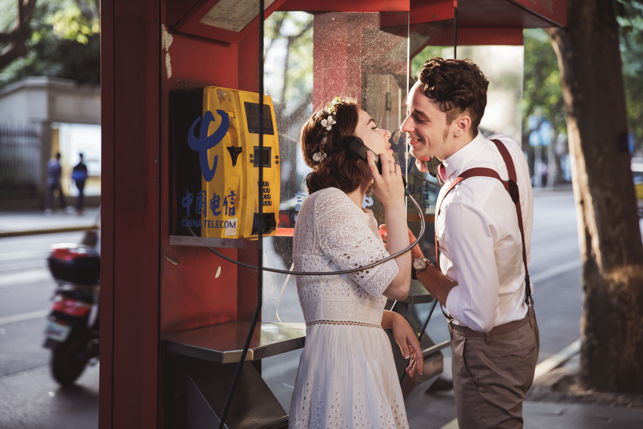 Свадебная фотопрогулка в Шанхае. Фотограф в Шанхае — Лола Пидлуская