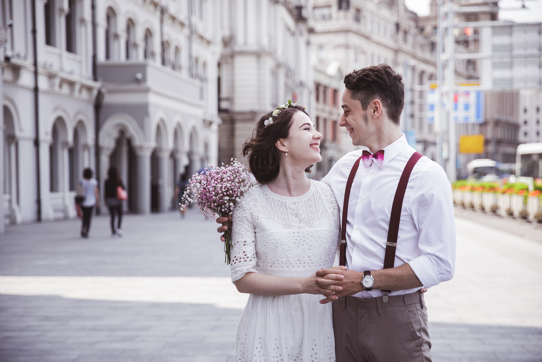 Свадебная фотопрогулка в Шанхае. Фотограф в Шанхае — Лола Пидлуская
