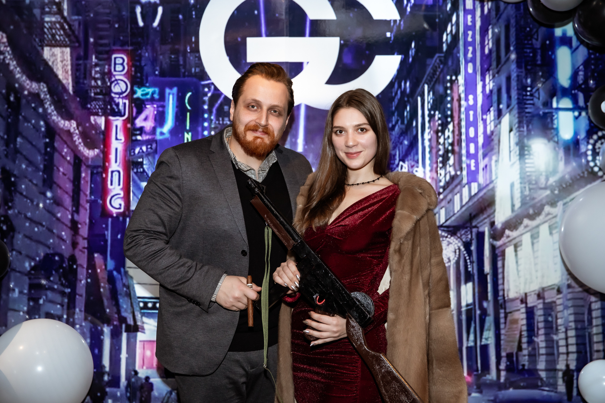 Corporate party in the style of a gangster party. Photographer in Shanghai — Lola Pidluskaya