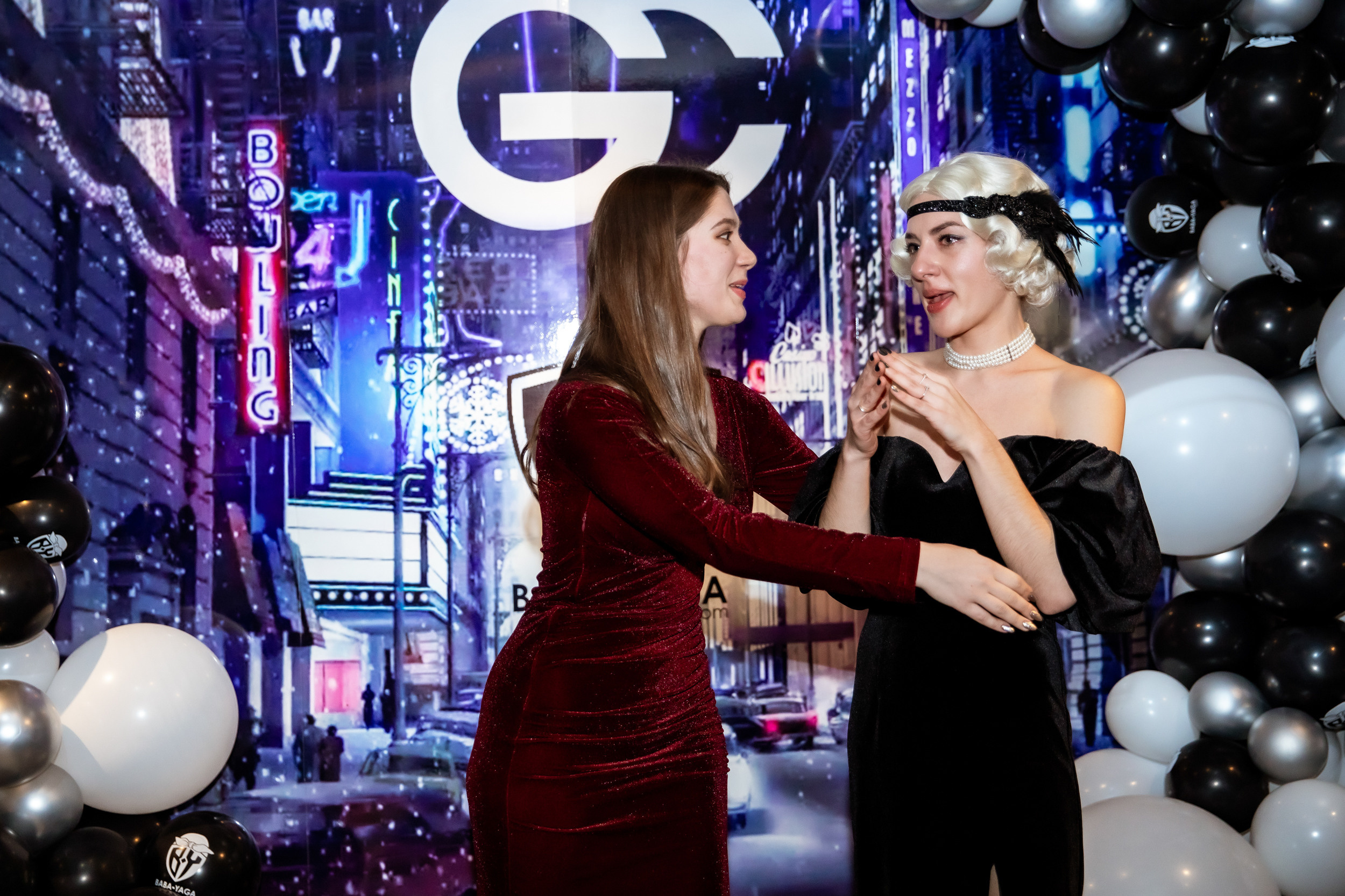 Corporate party in the style of a gangster party. Photographer in Shanghai — Lola Pidluskaya