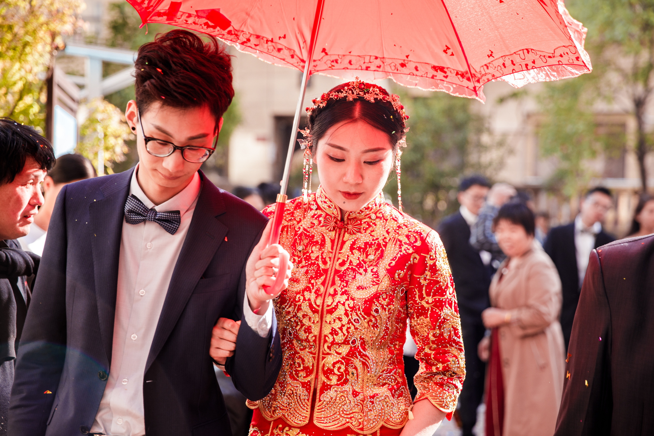 Китайская свадьба по традиционным китайским + европейским обычаям. Фотограф в Шанхае — Лола Пидлуская