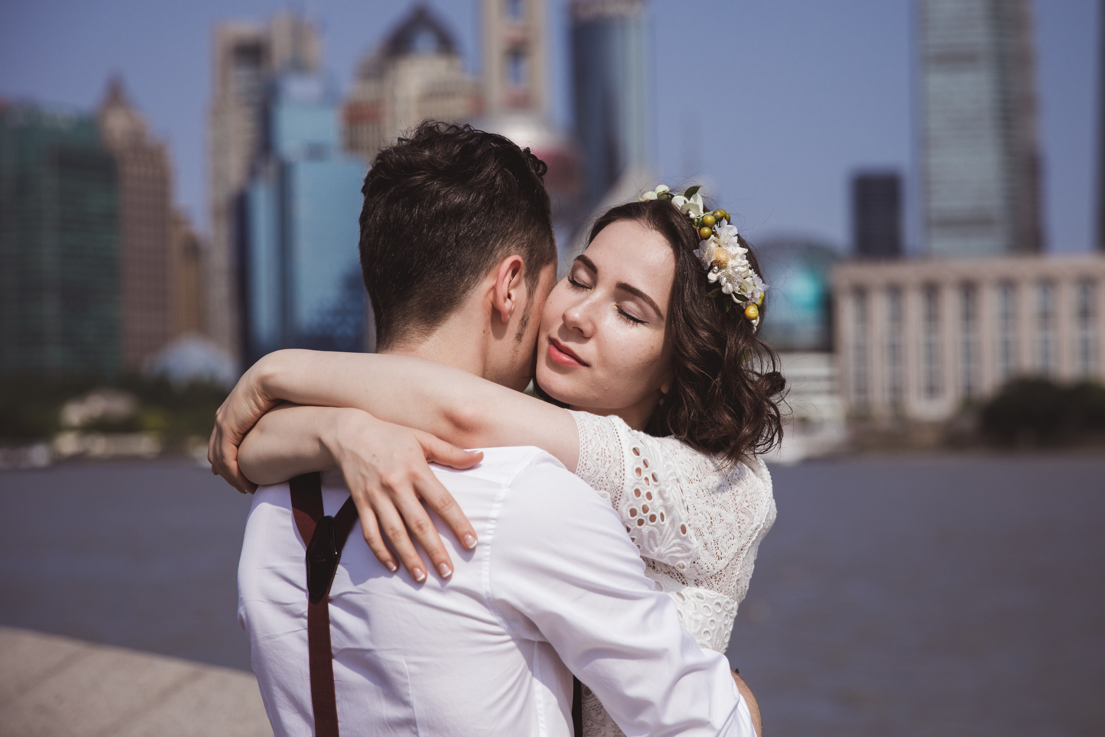 Свадебная фотопрогулка в Шанхае. Фотограф в Шанхае — Лола Пидлуская