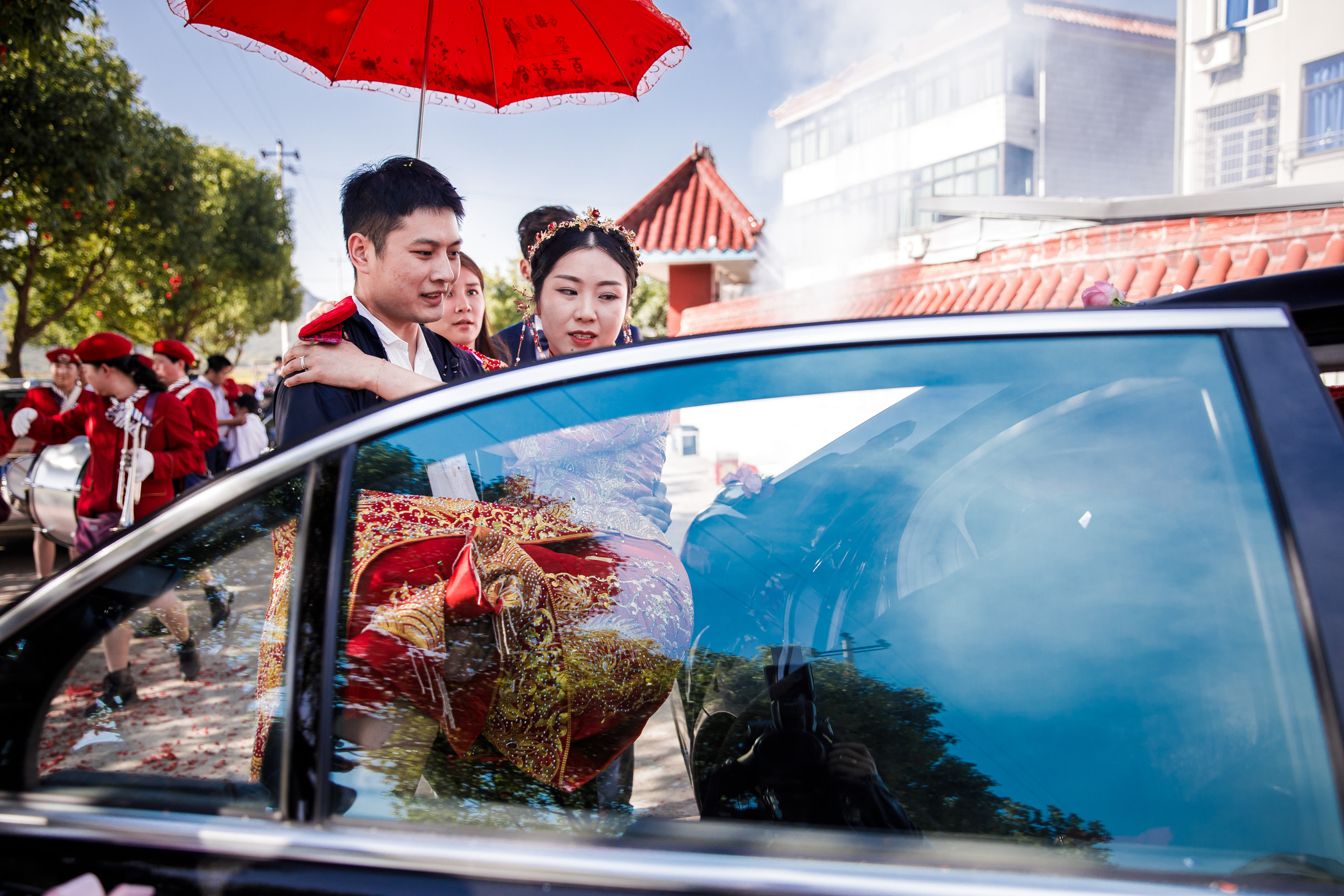 Китайская свадьба по традиционным китайским + европейским обычаям. Фотограф в Шанхае — Лола Пидлуская