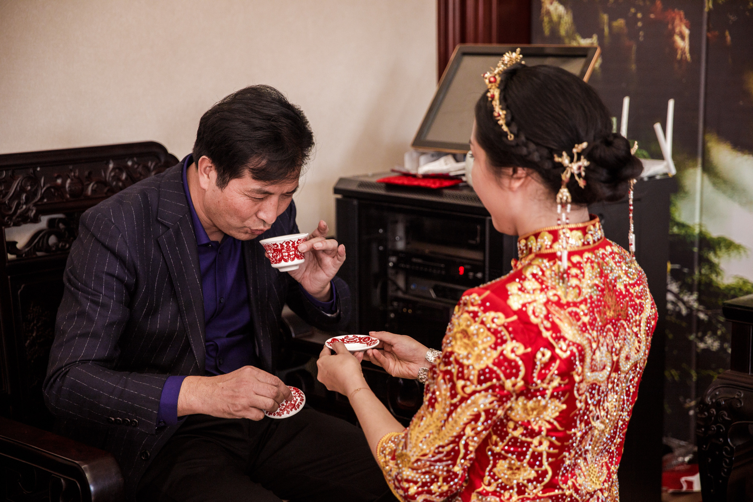 Китайская свадьба по традиционным китайским + европейским обычаям. Фотограф в Шанхае — Лола Пидлуская