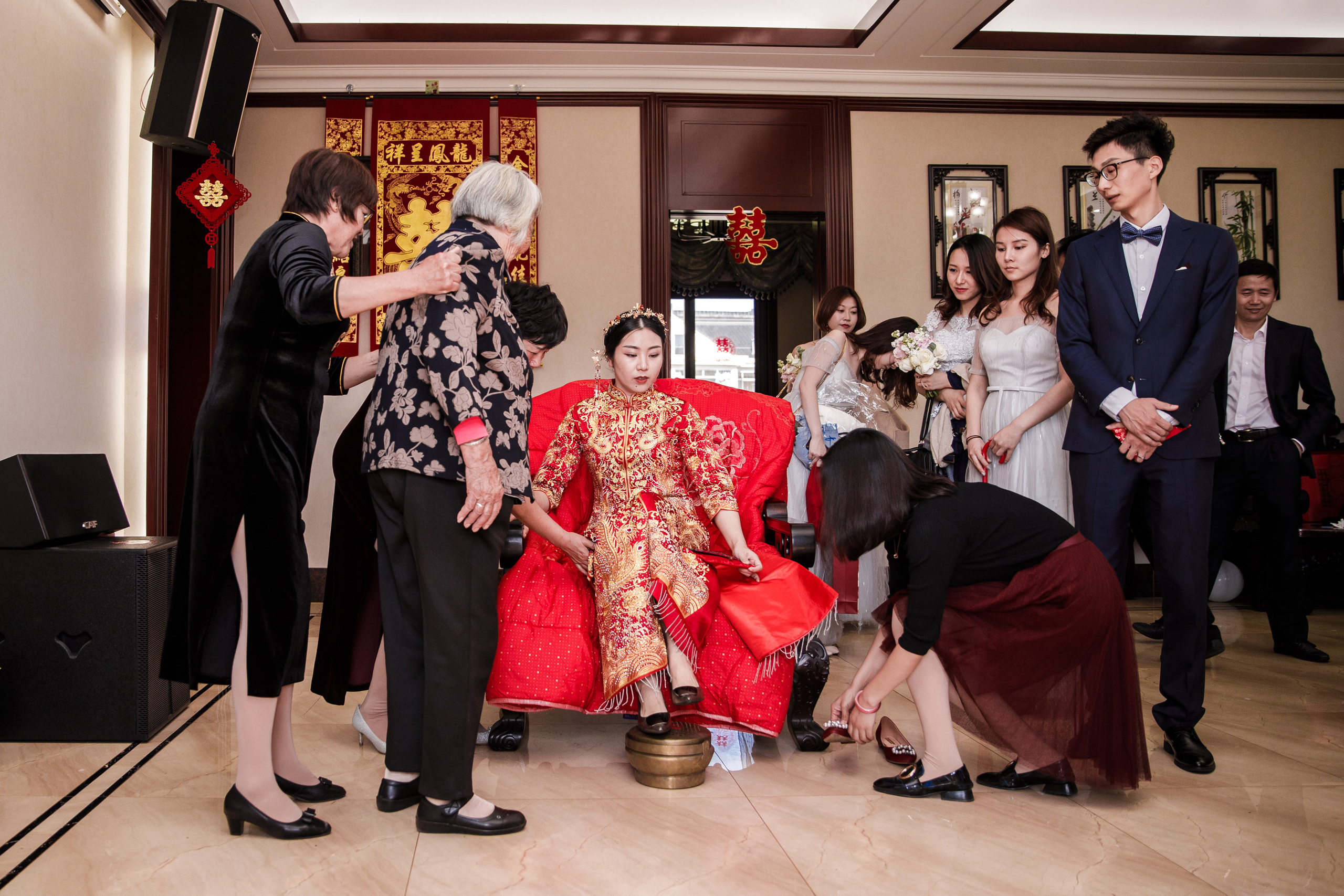 Китайская свадьба по традиционным китайским + европейским обычаям. Фотограф в Шанхае — Лола Пидлуская