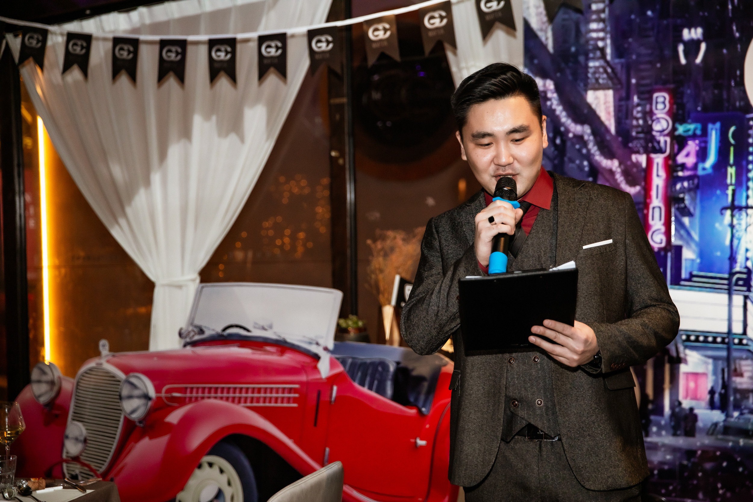Corporate party in the style of a gangster party. Photographer in Shanghai — Lola Pidluskaya